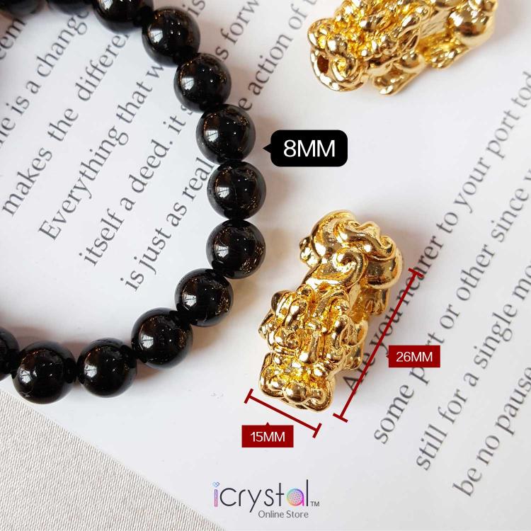 铜镀金貔貅配件 | icrystal.asia