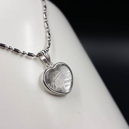 Meteorite  Heart Shape Pendant