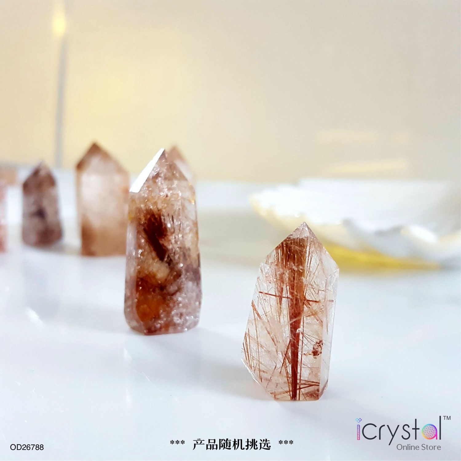 小钛晶 / 发晶柱