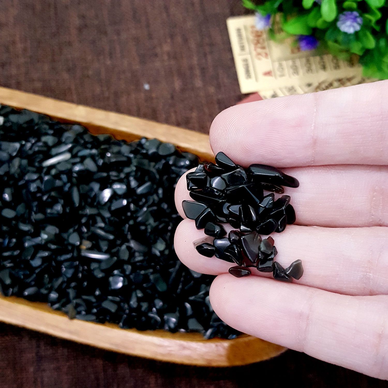Black Obsidian Gravel-250G 