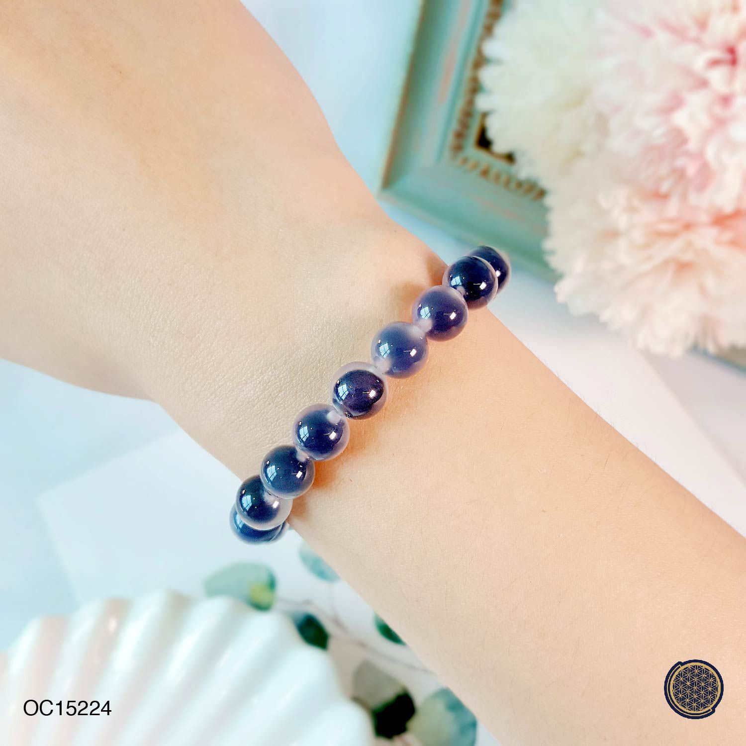 8mm Tang Xin Agate Bracelet