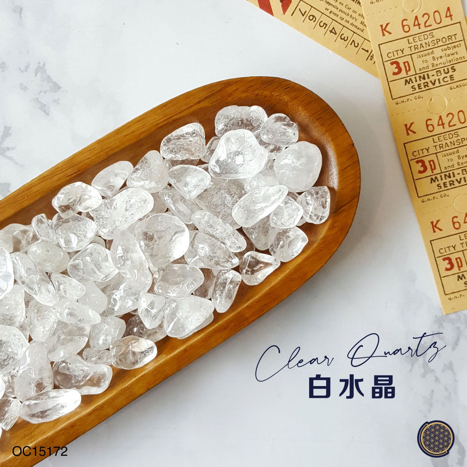 白水晶(大)碎石-250G