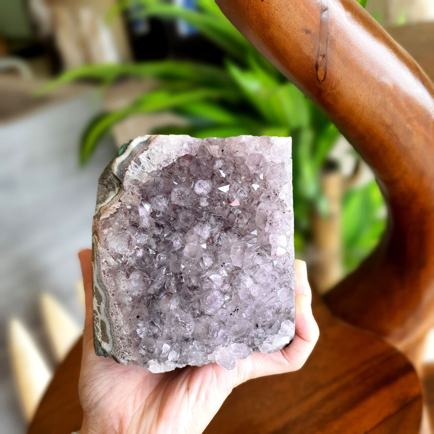 紫水晶石片