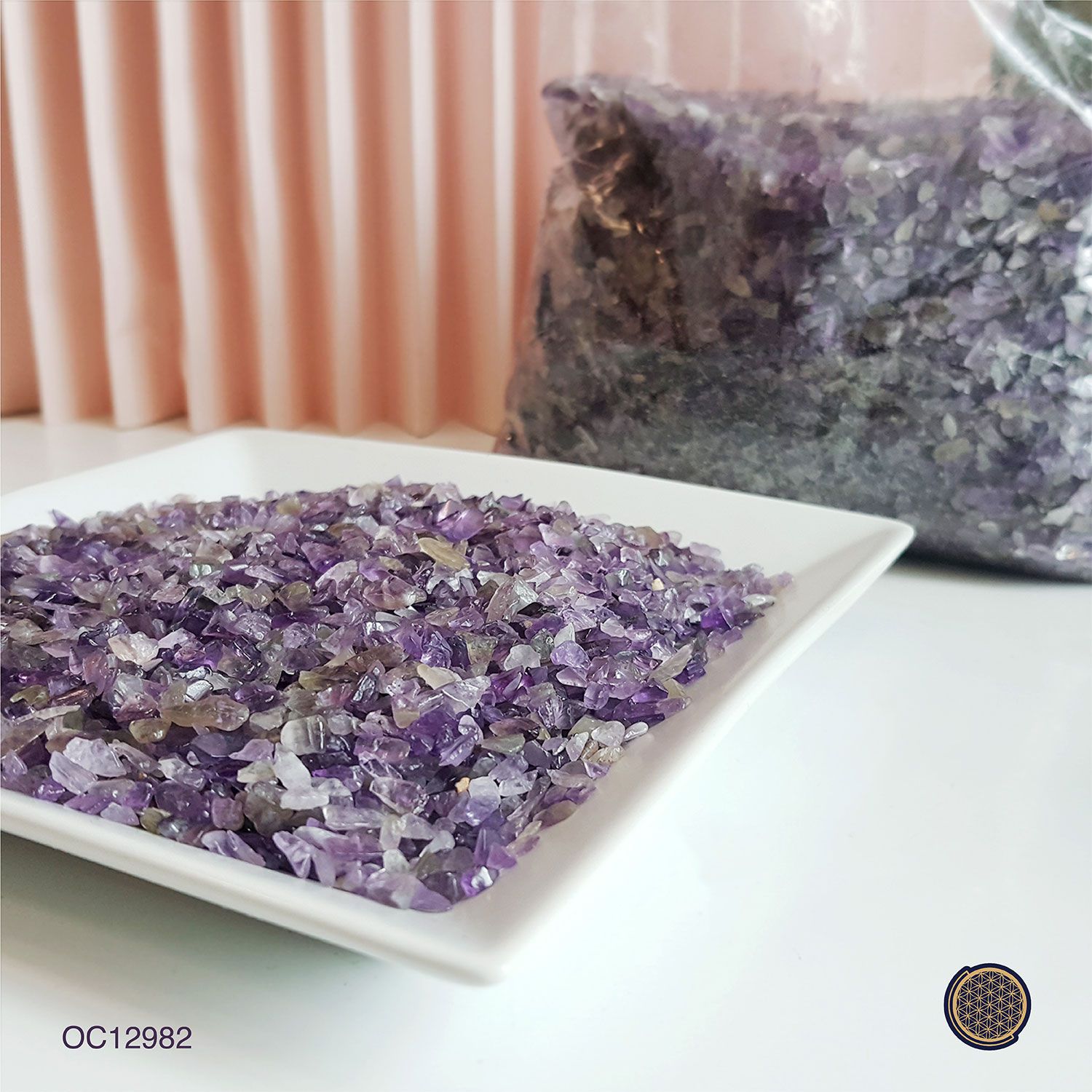 紫水晶- 细碎石