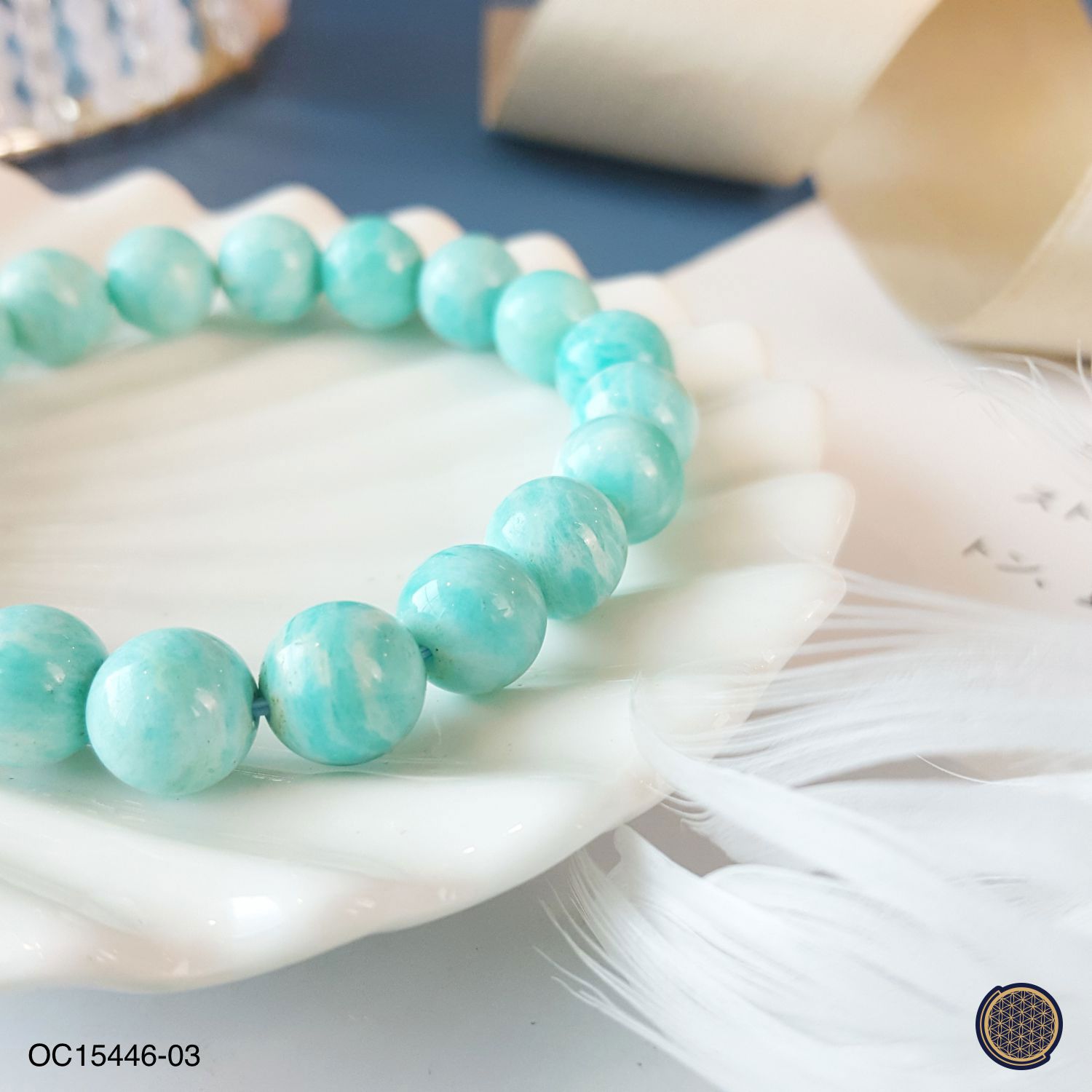 9-9.5mm   Amazonite Bracelet