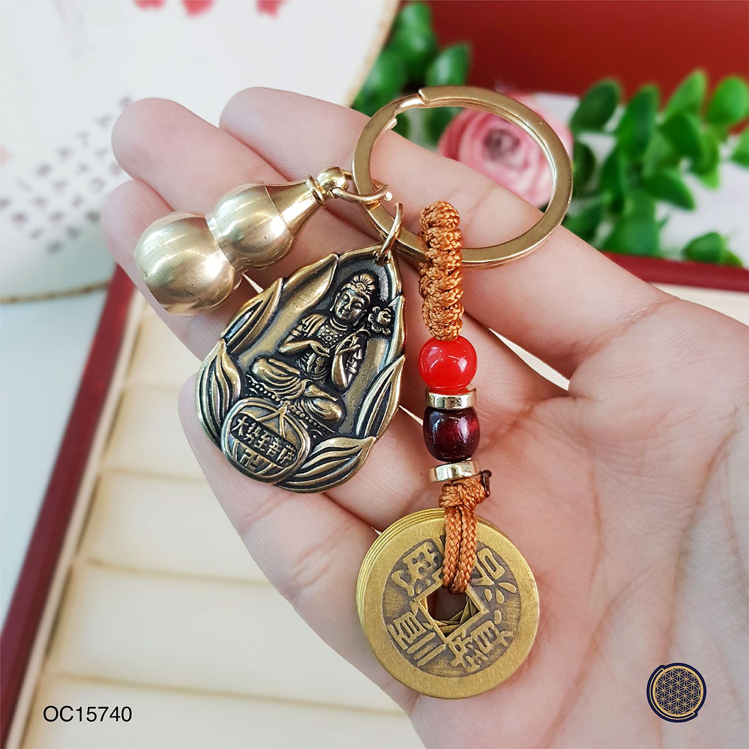 Copper Zodiac (Horse) Guardian - Mahasthamaprapta Key Chain