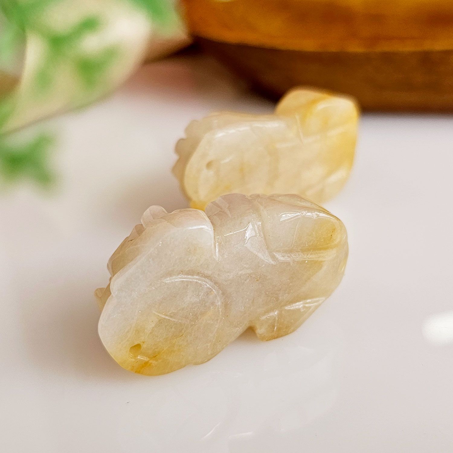 黄玉大貔貅配件