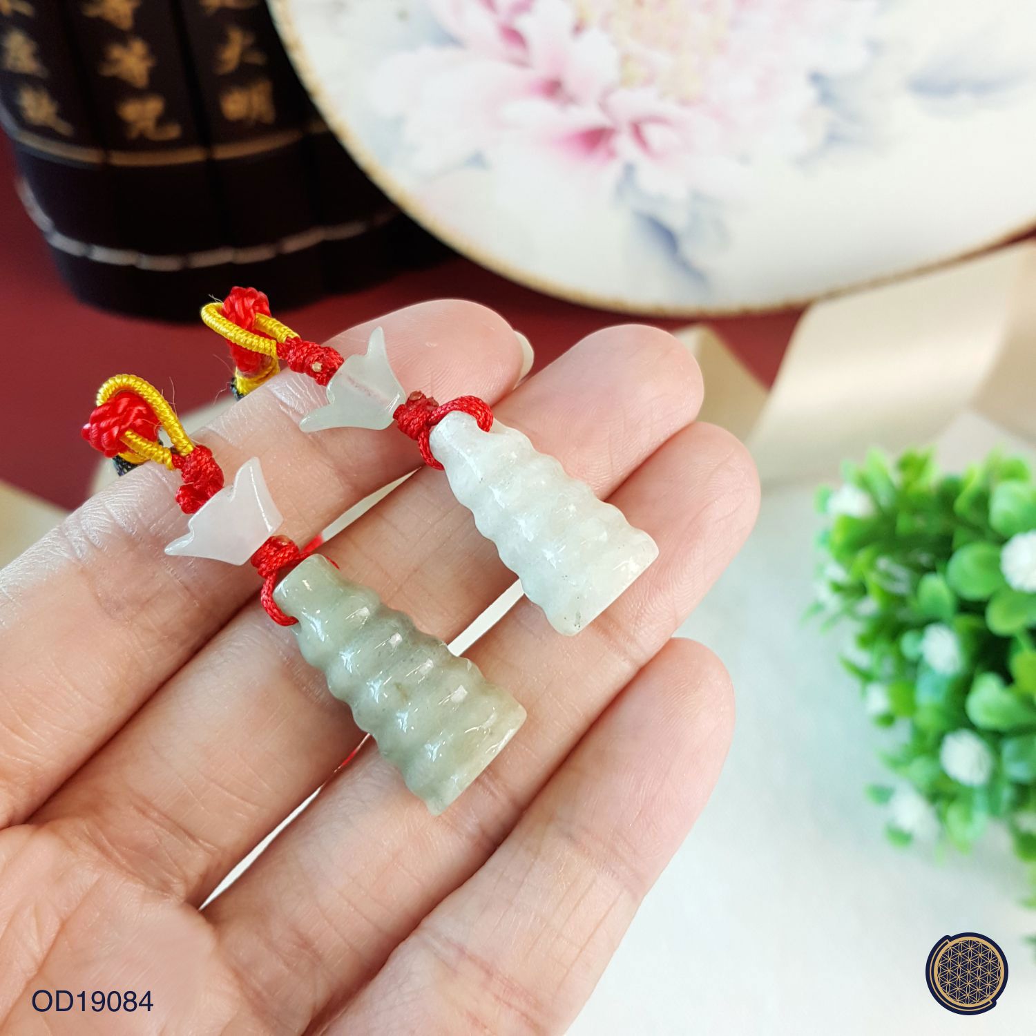 玉石文昌塔吊饰