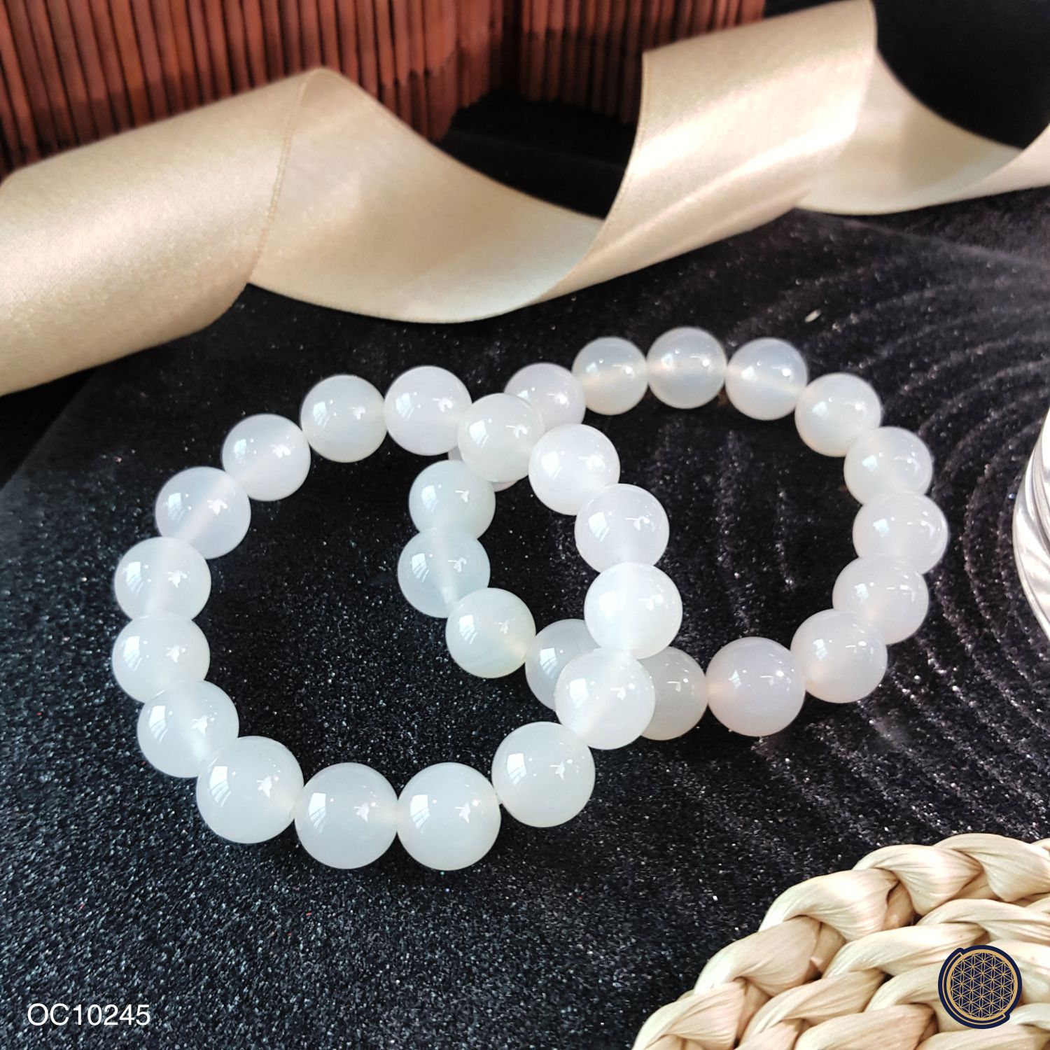 White hot sale agate jewelry