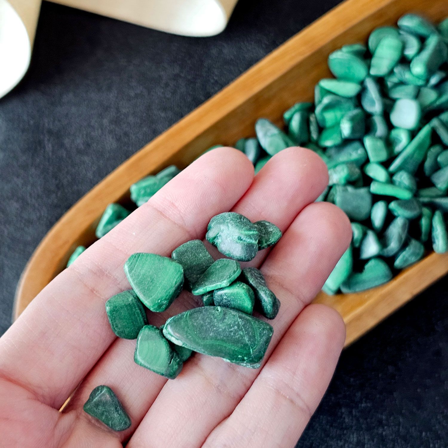 Malachite Chip (Medium) -250GM 