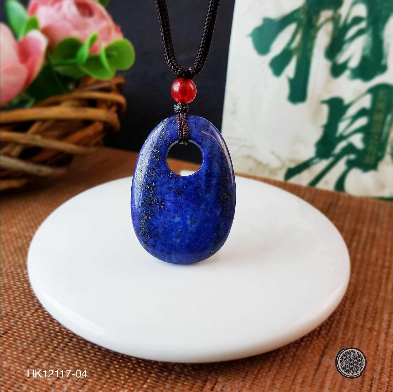 Lapis Lazuli Oval Shape Necklace Set 