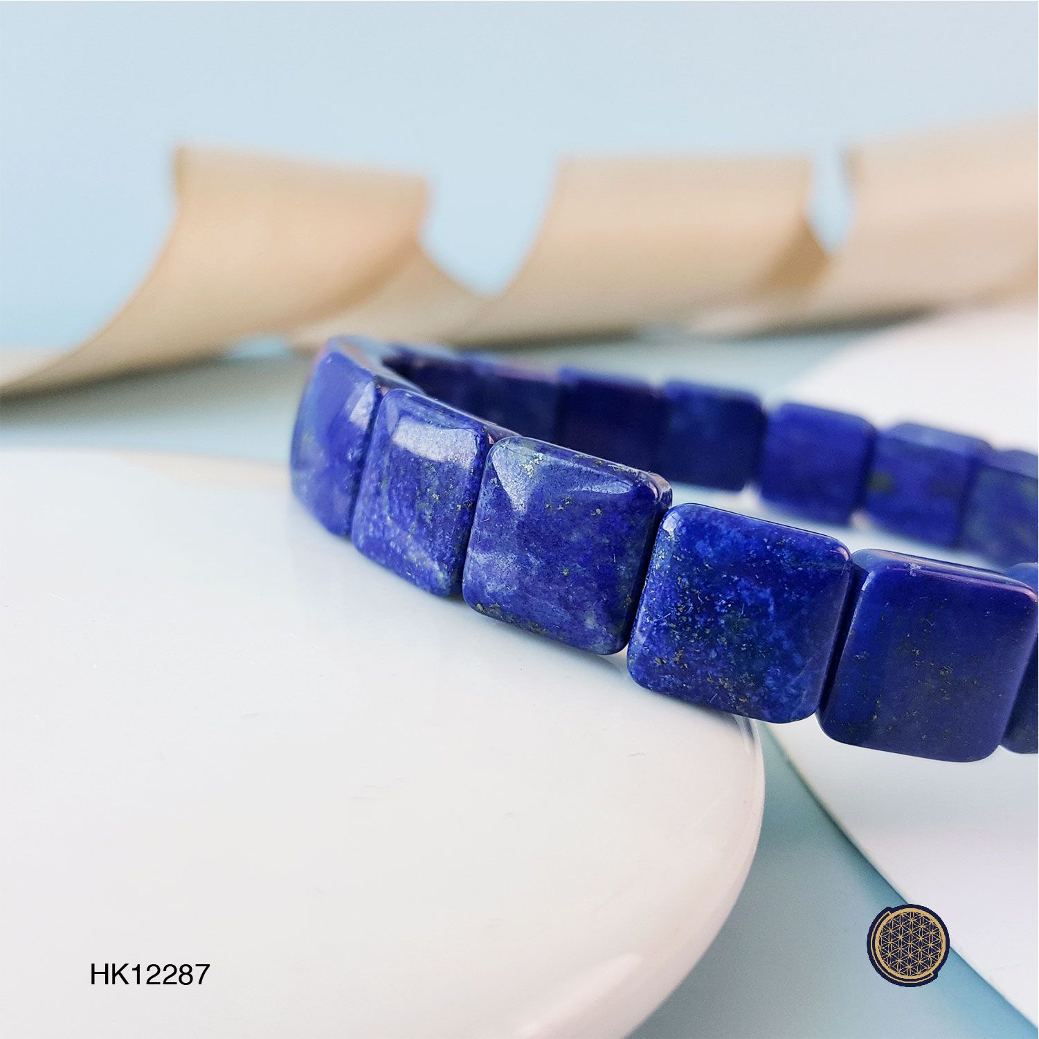 Lapis Lazuli Flat Bracelet