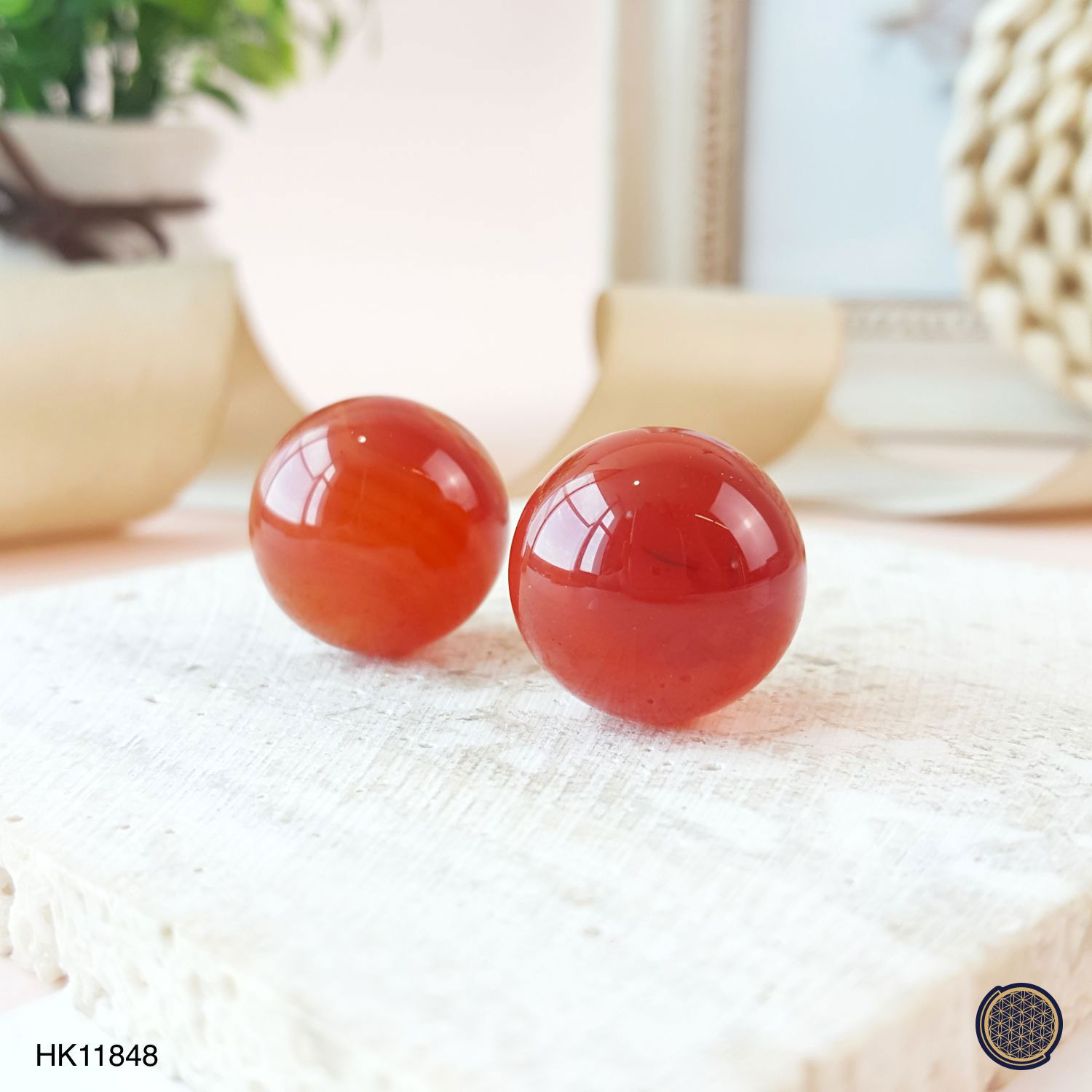 20mm Red Agate Ball