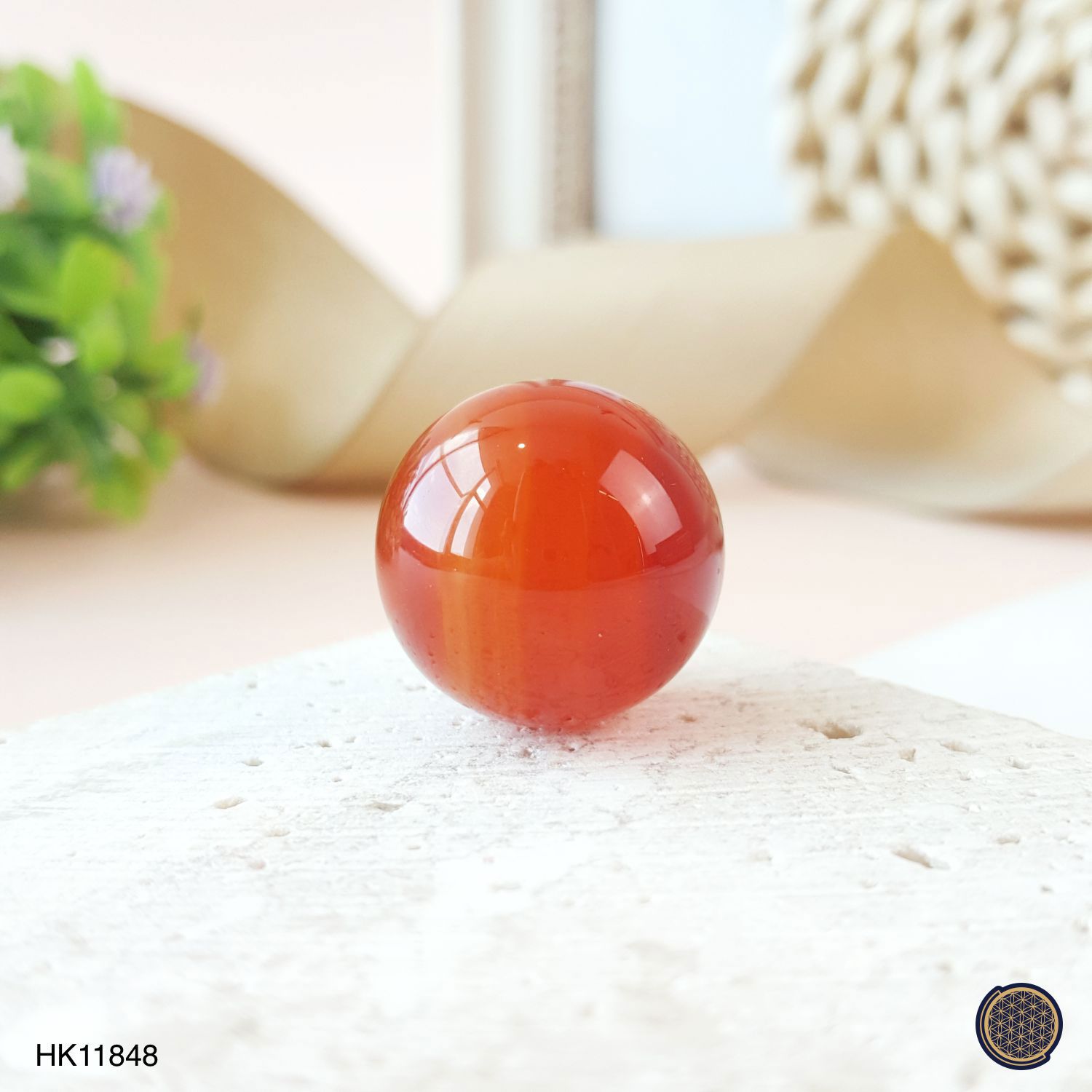 20mm Red Agate Ball