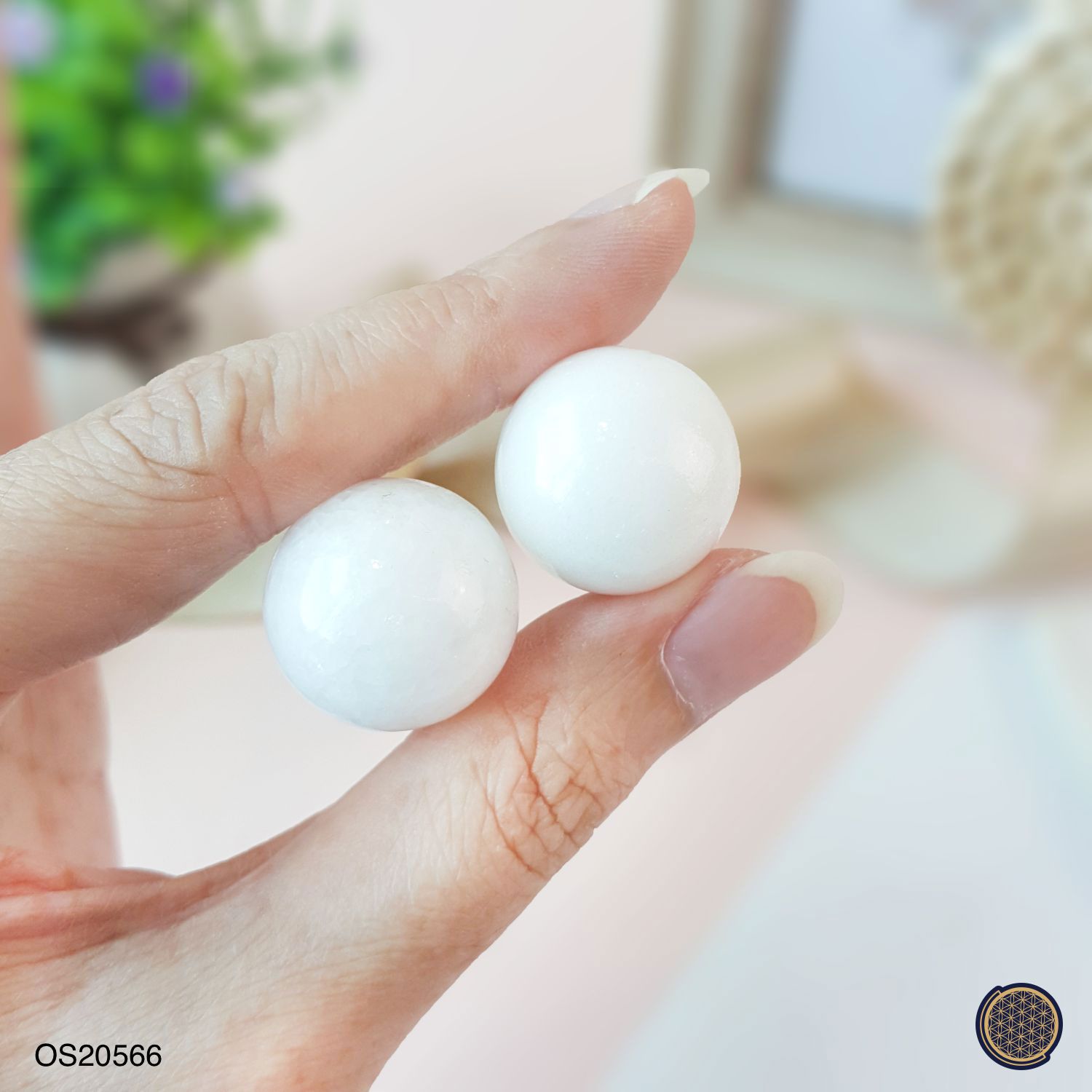 20mm White Jade Ball