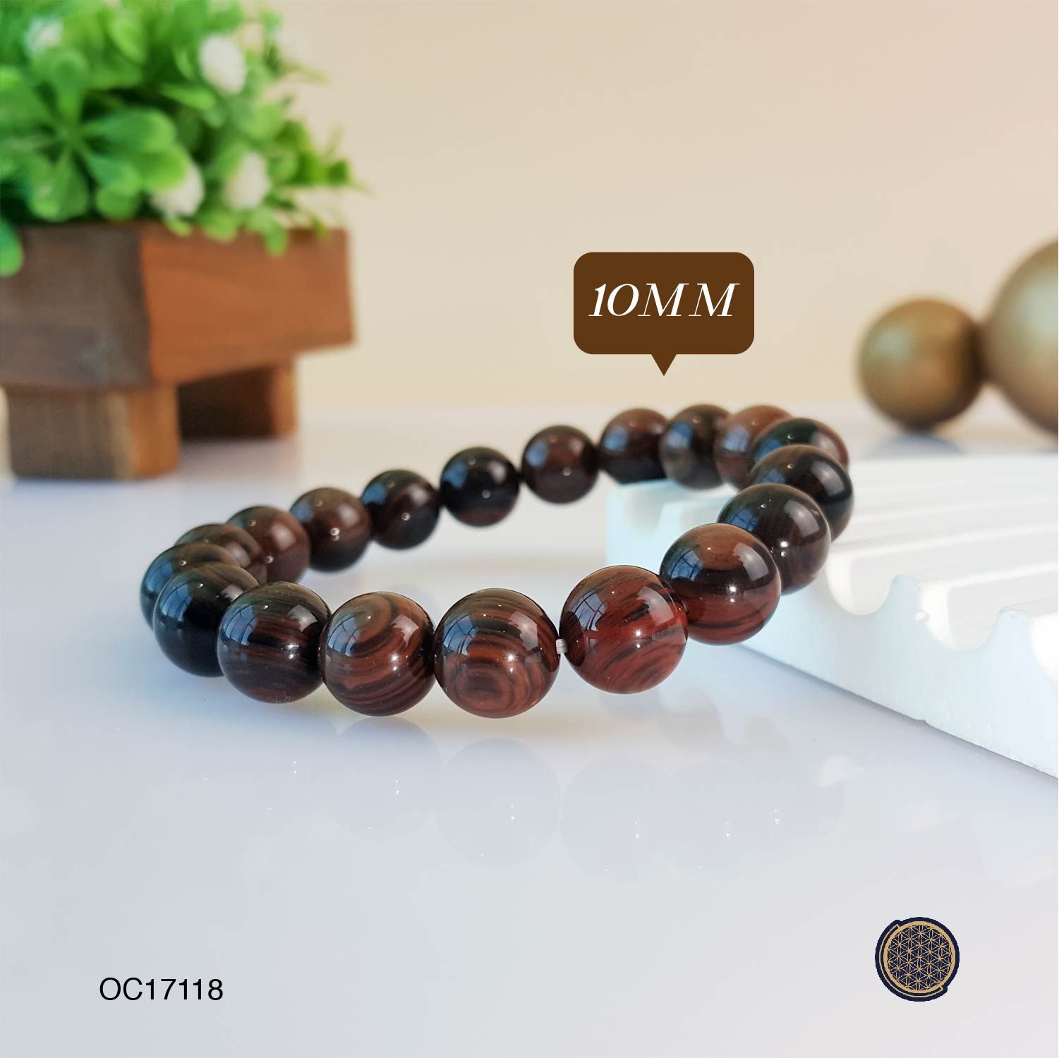 10mm 顶级红曜石手链