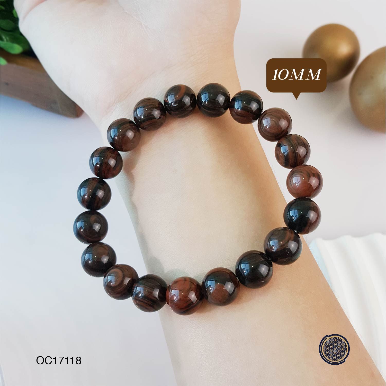 10mm 顶级红曜石手链