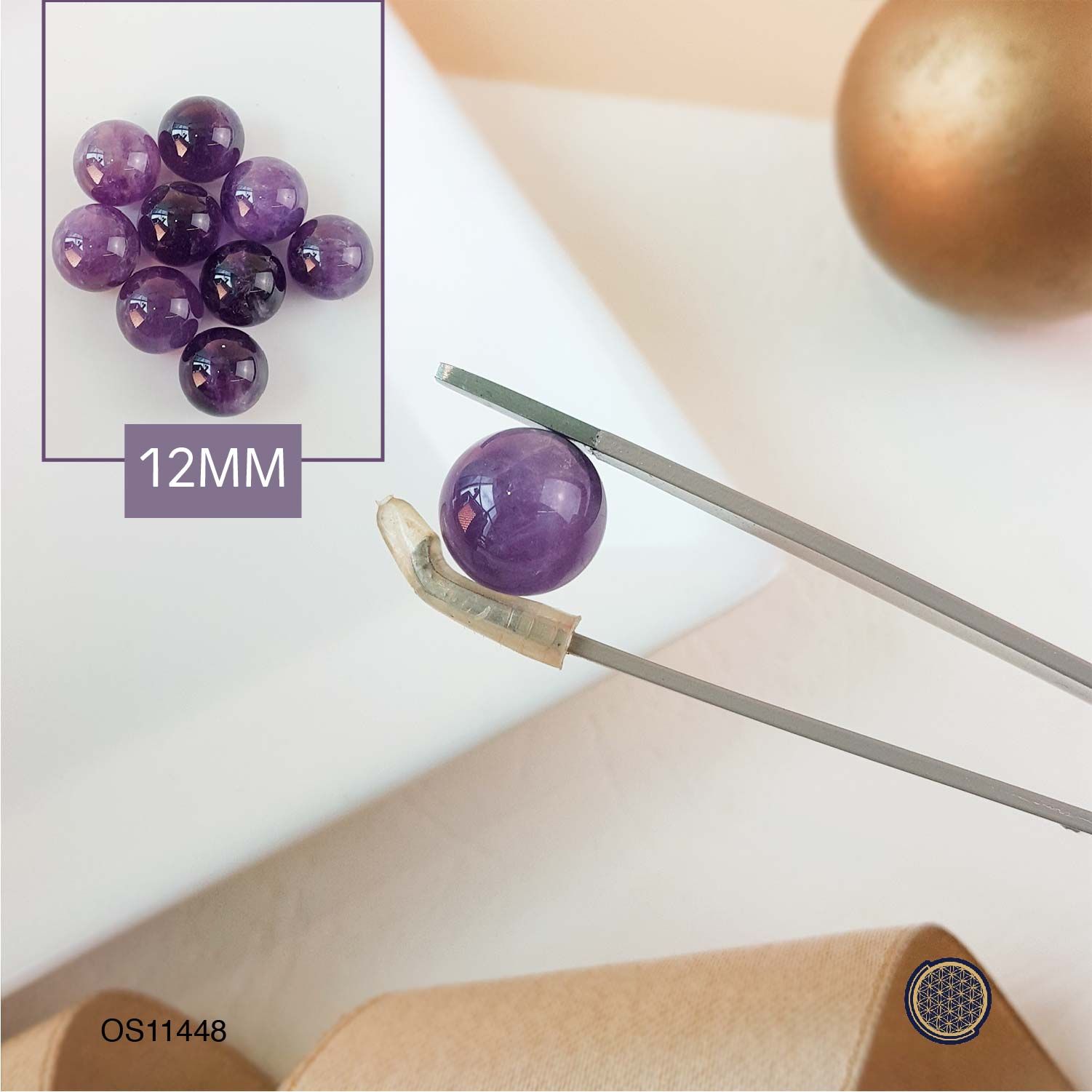 12mm Amethyst Ball