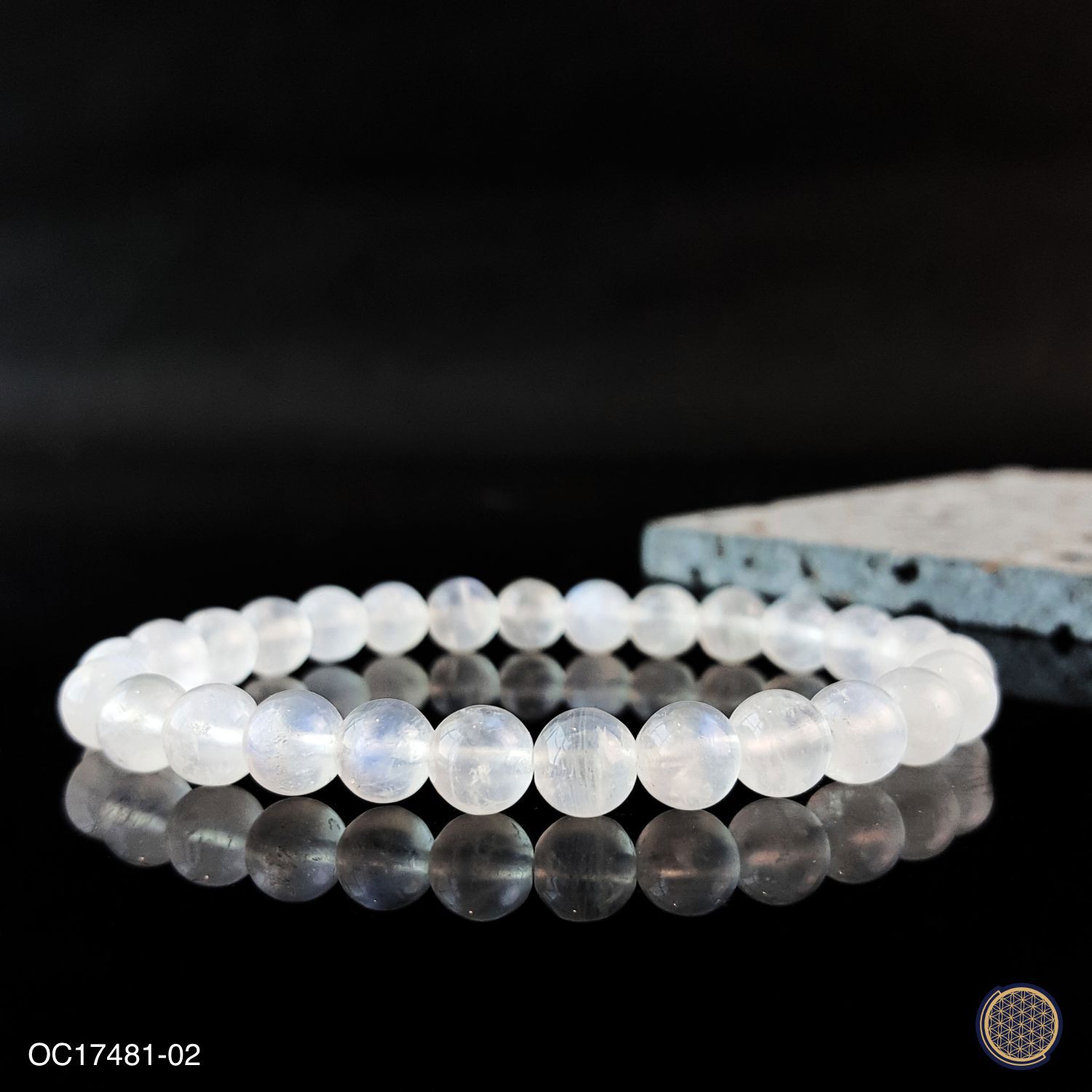 7-7.5mm Blue Shine Moonstone Bracelet