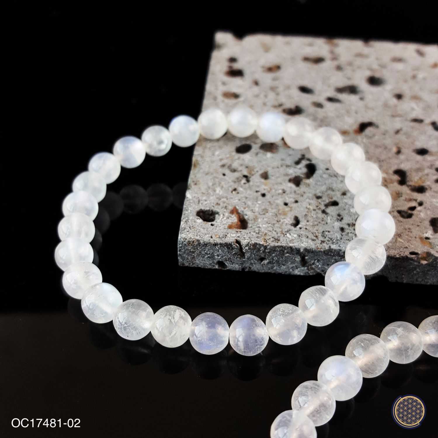 7-7.5mm Blue Shine Moonstone Bracelet