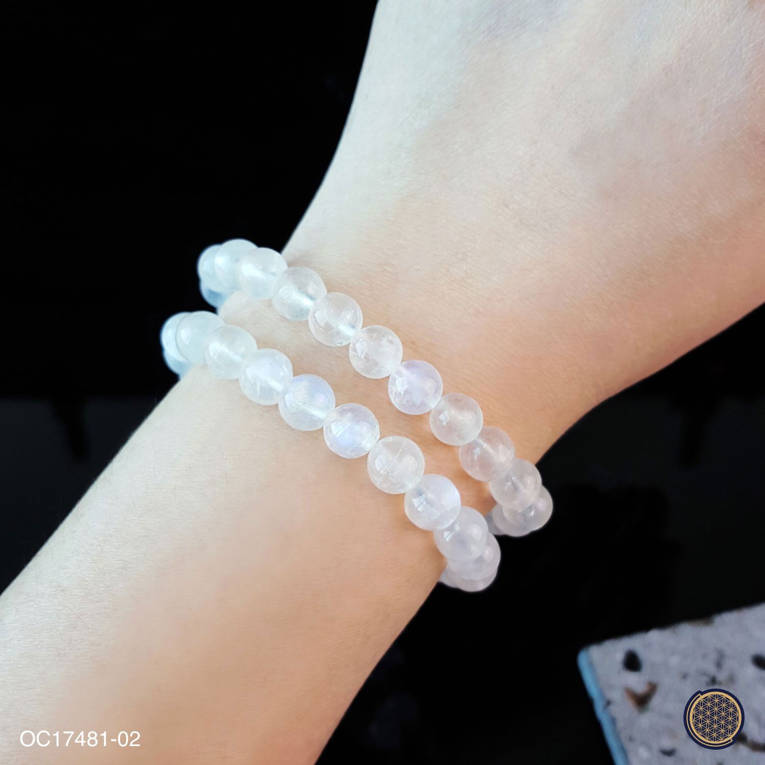 7-7.5mm Blue Shine Moonstone Bracelet