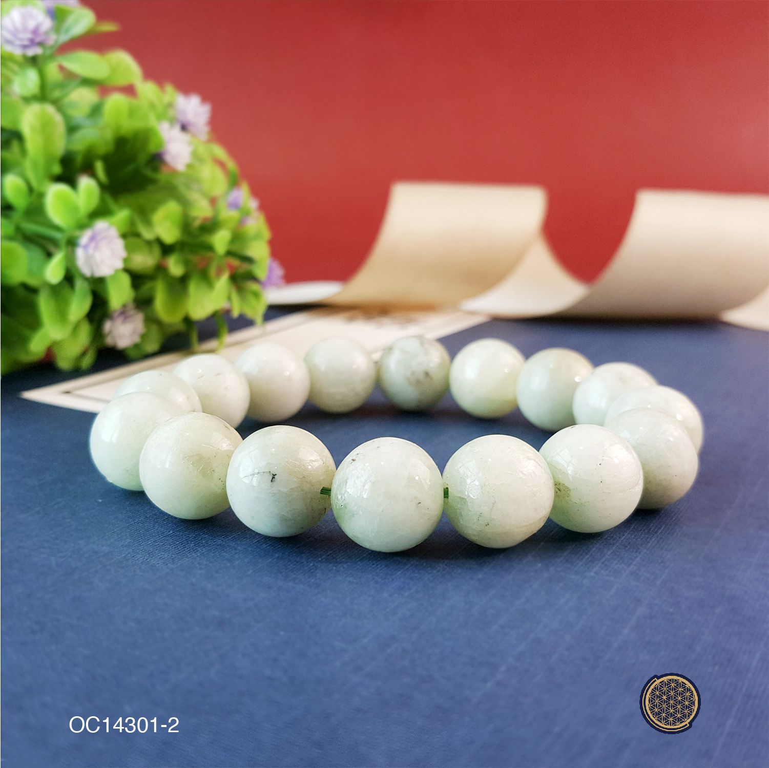 12mm Green Kunzite Bracelet