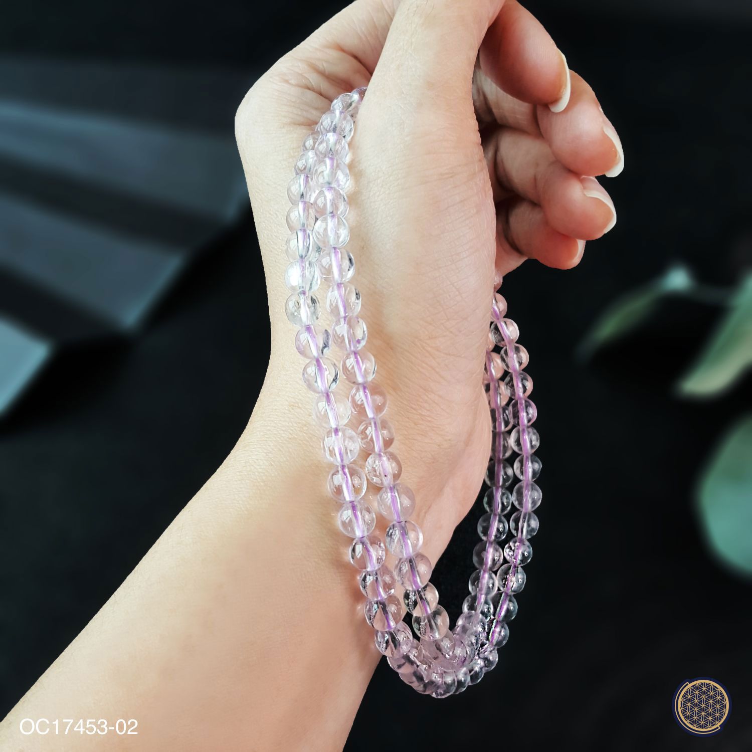 6mm Kunzite   Long Bracelet