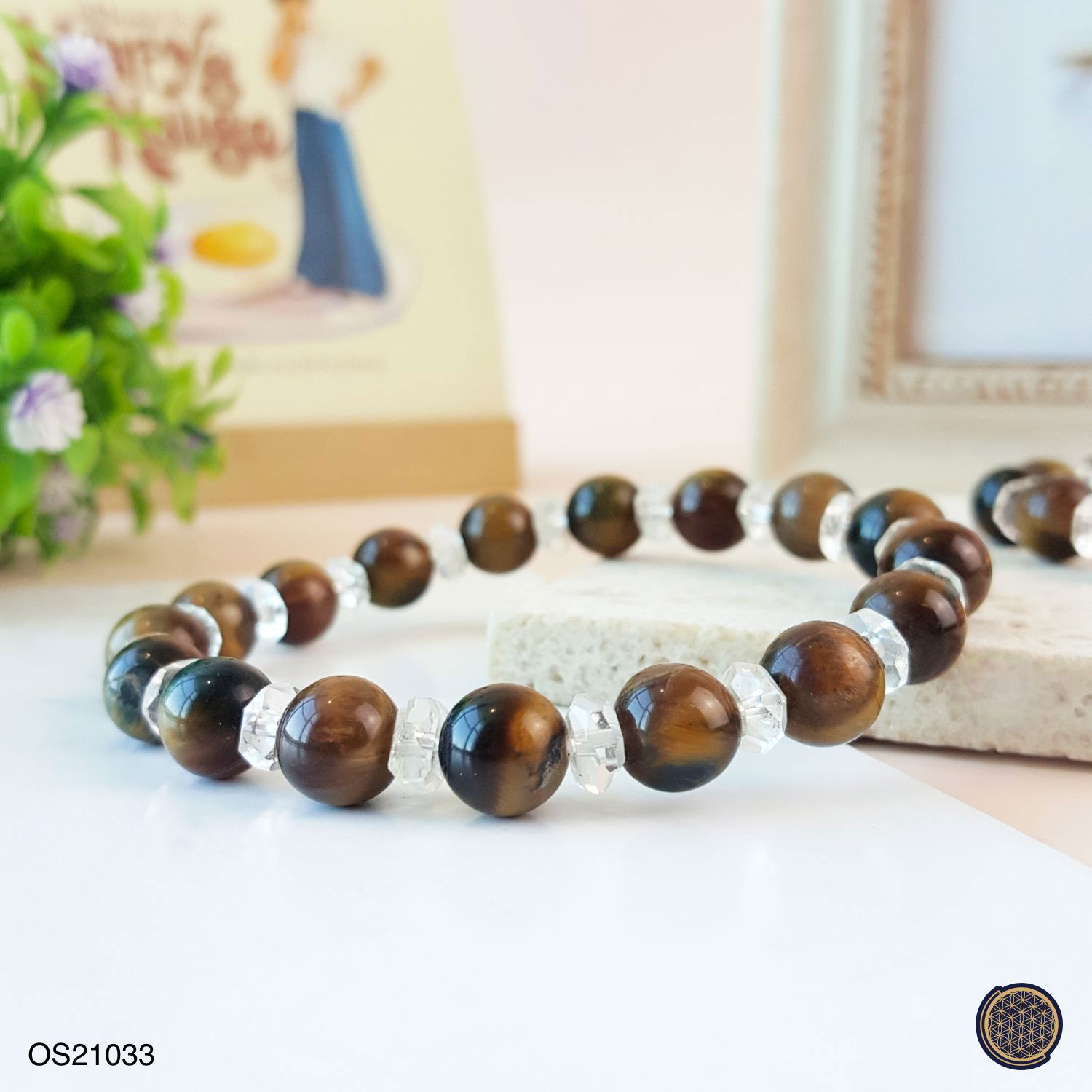 8mm Tiger Eye Diy Bracelet