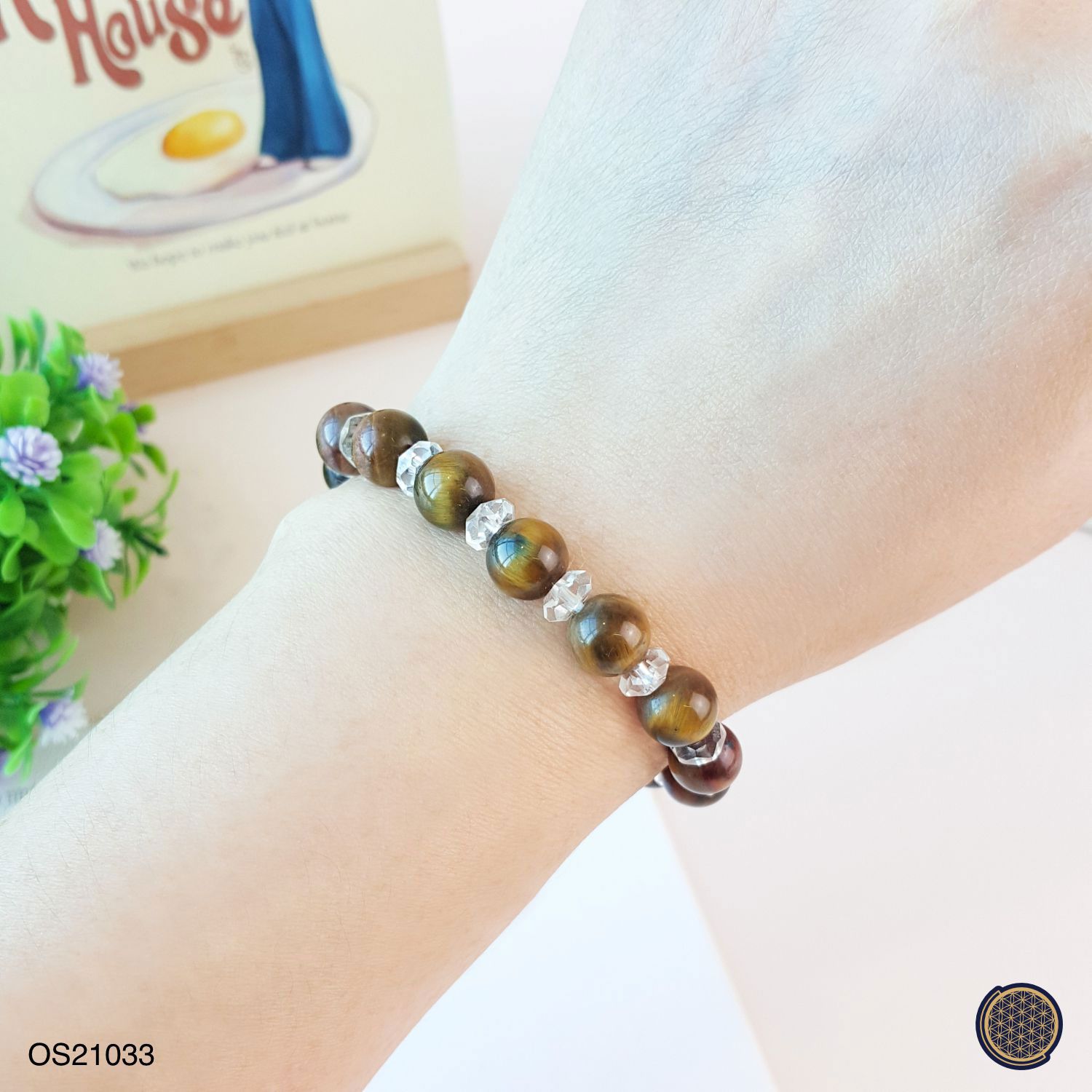 8mm Tiger Eye Diy Bracelet