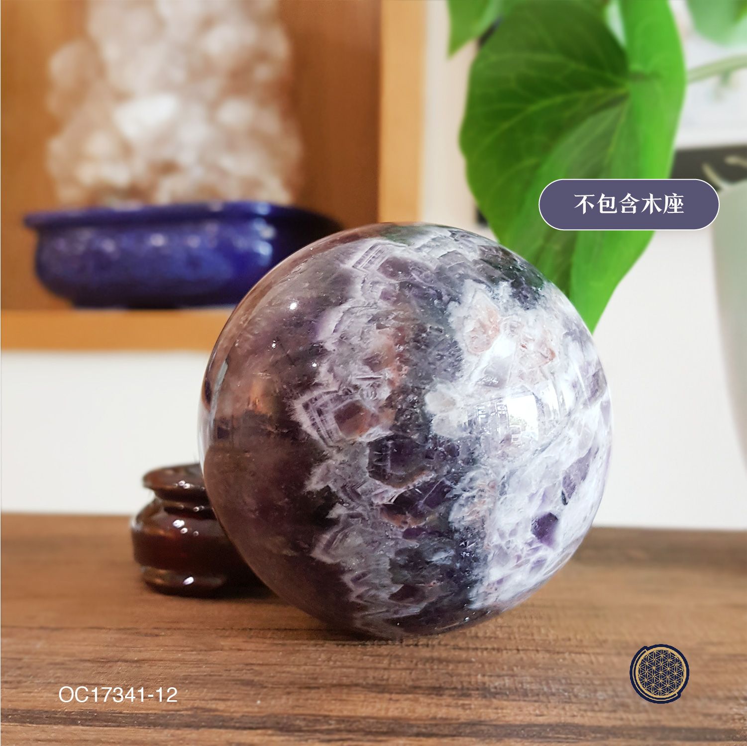 Dream Amethyst Buddha Tooth Ball