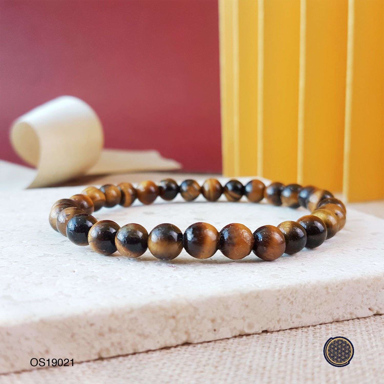 6mm Tiger Eye Bracelet