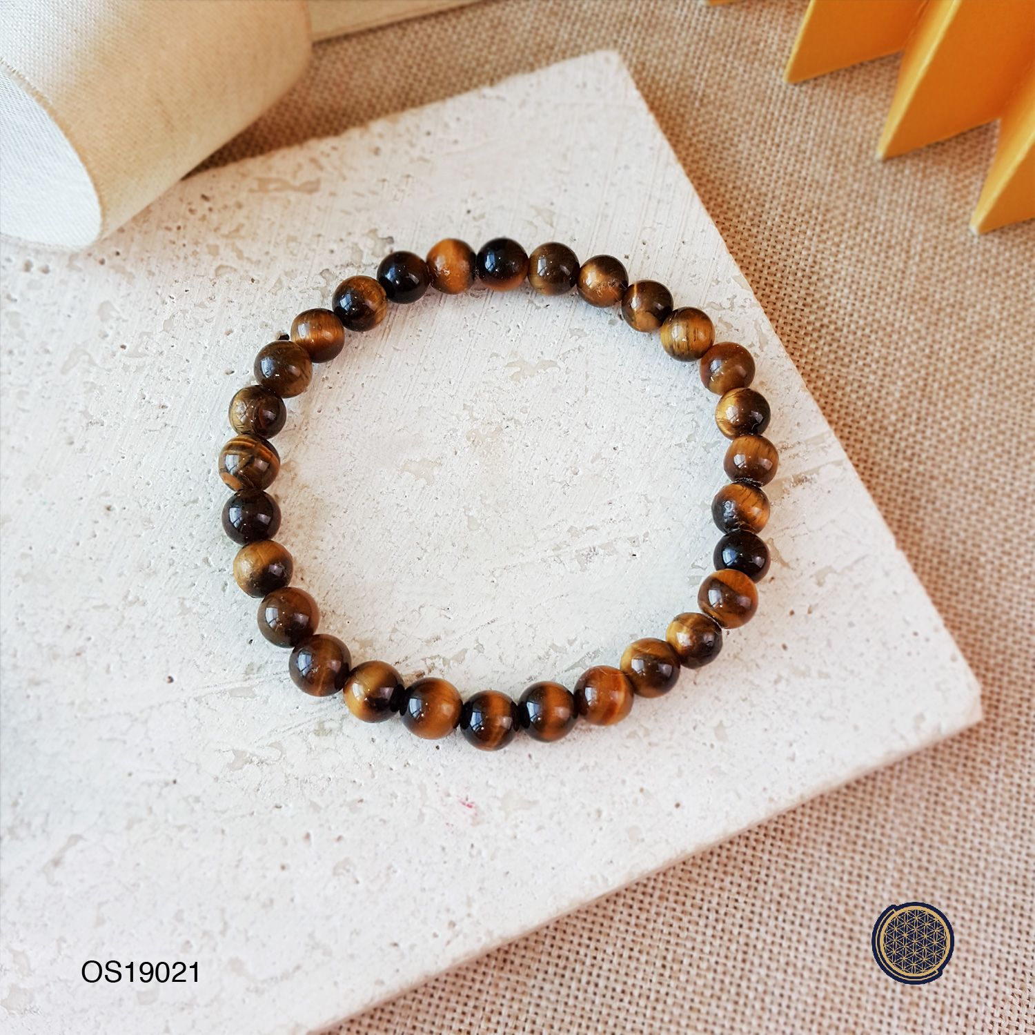 6mm Tiger Eye Bracelet