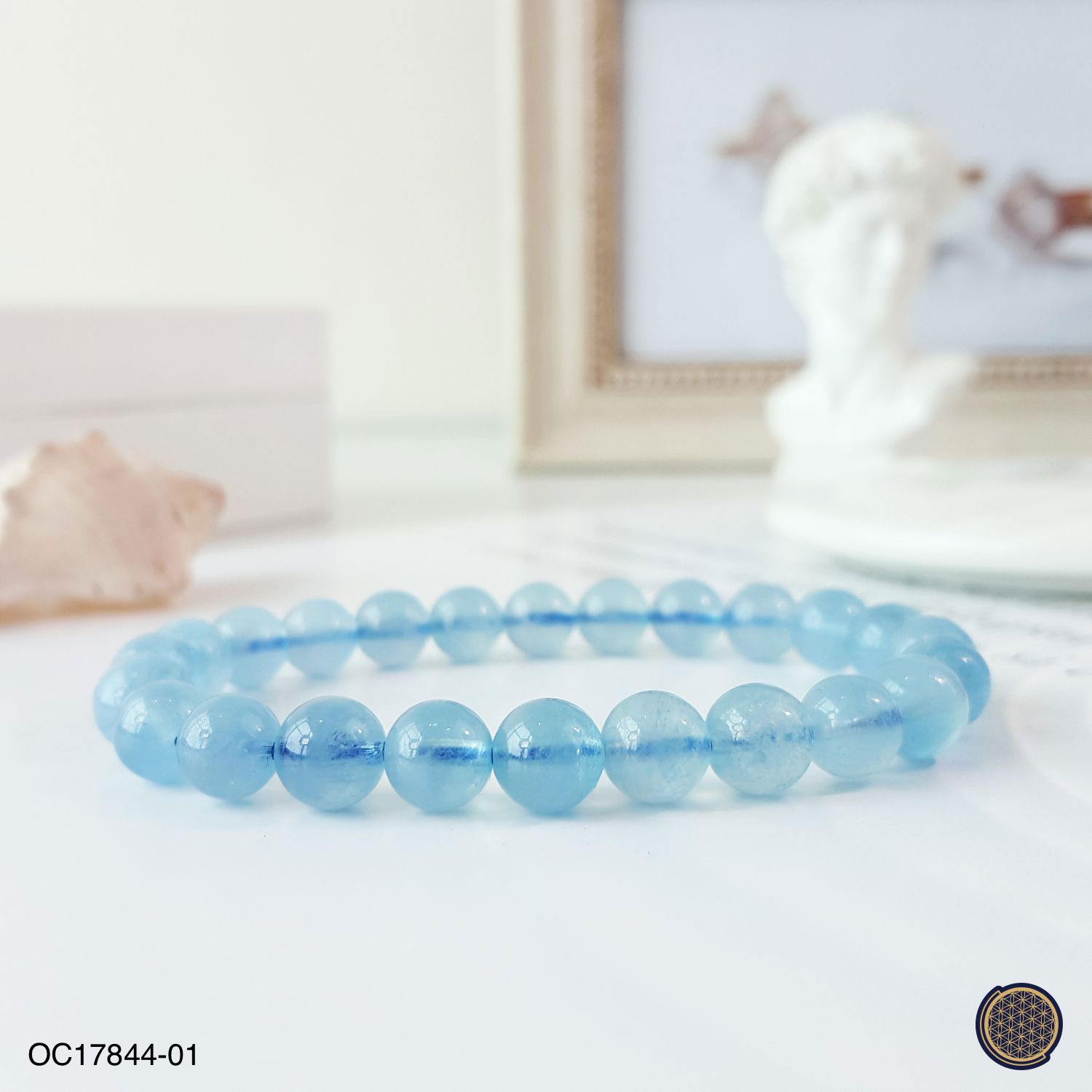 7-7.5mm Aquamarine Bracelet