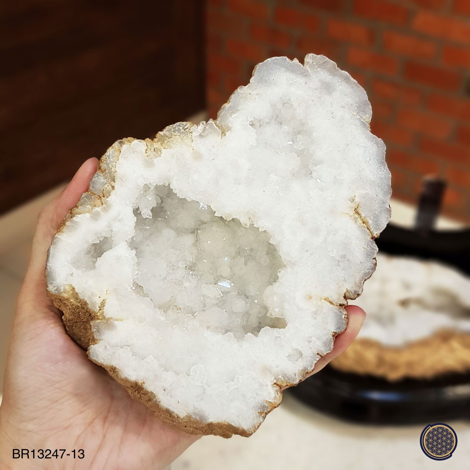 Morocco Agate White Treasure Basin -1.97KGS 