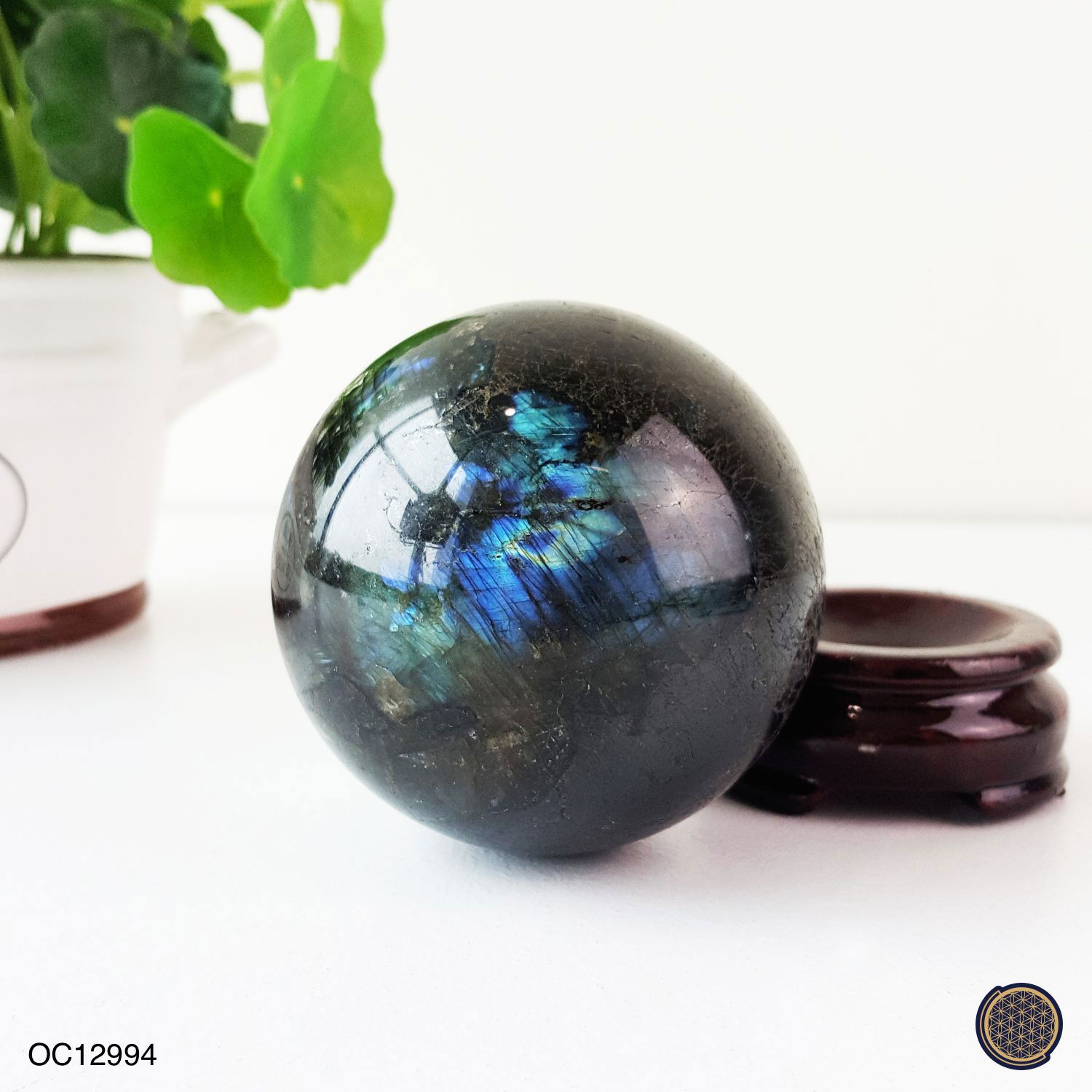 69mm Labradorite Ball