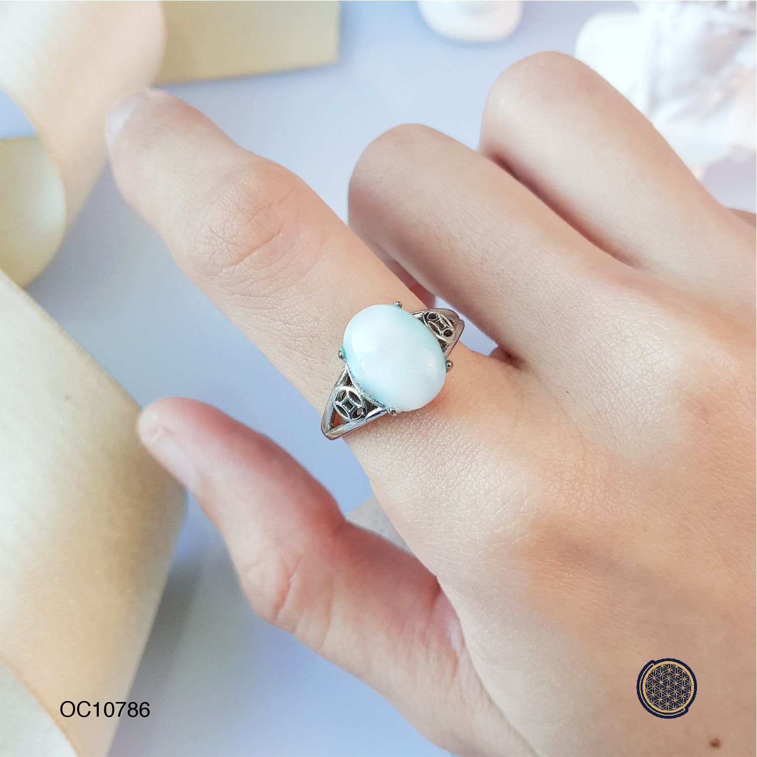 Larimar Ring