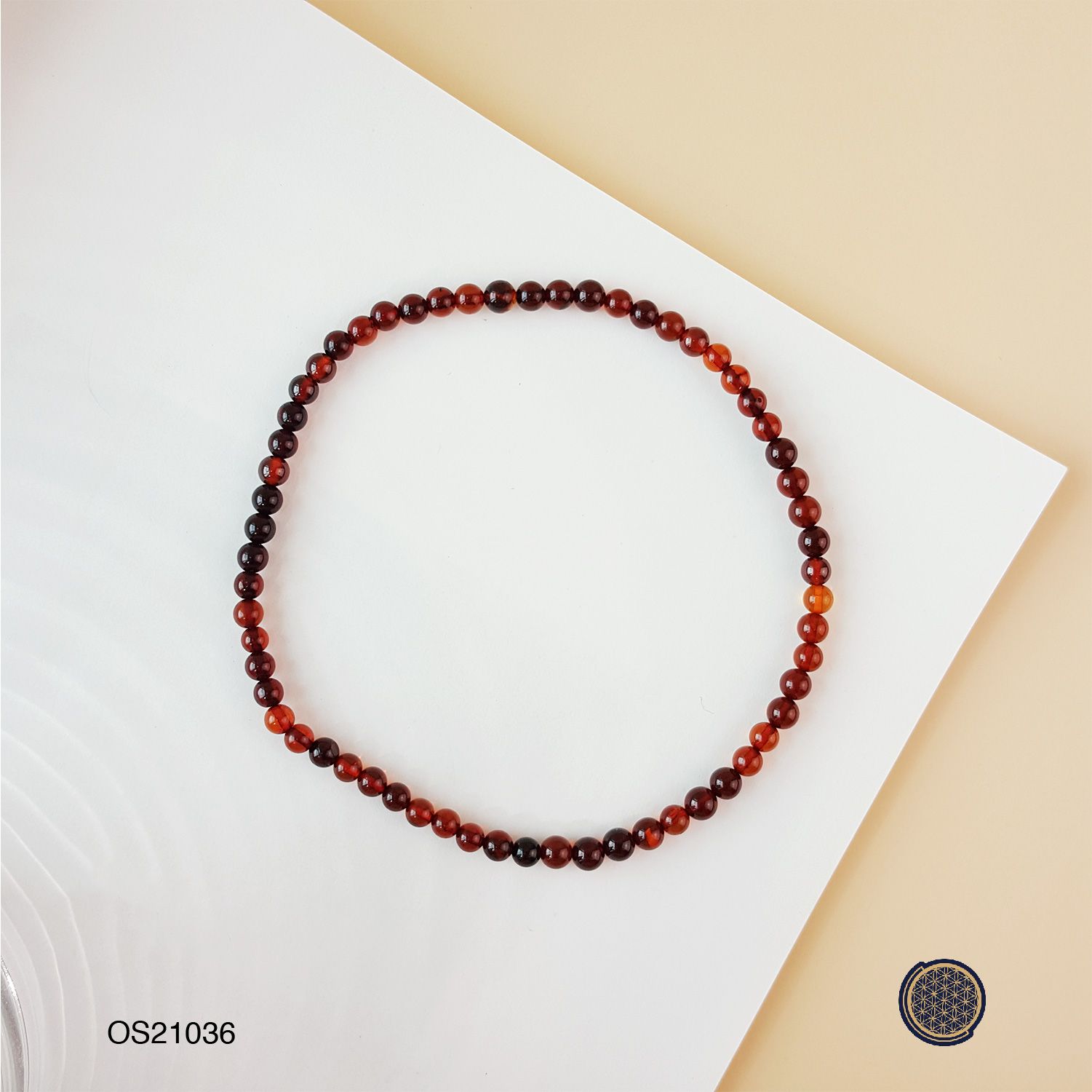 4.5mm Blood Amber Anklet