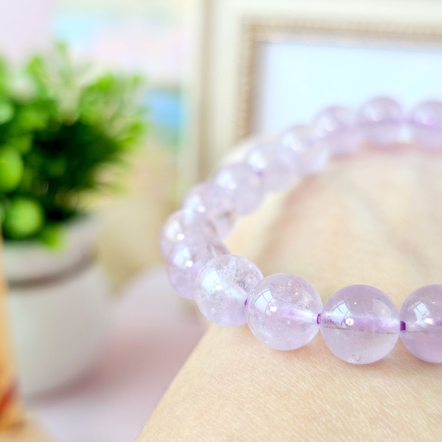 8mm Purple Jade Bracelet