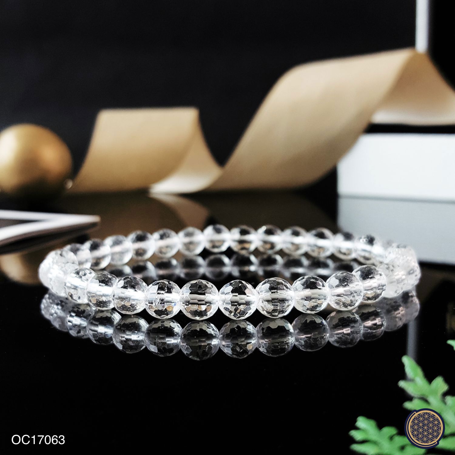 6mm Clear Quartz Cutting Bracelet