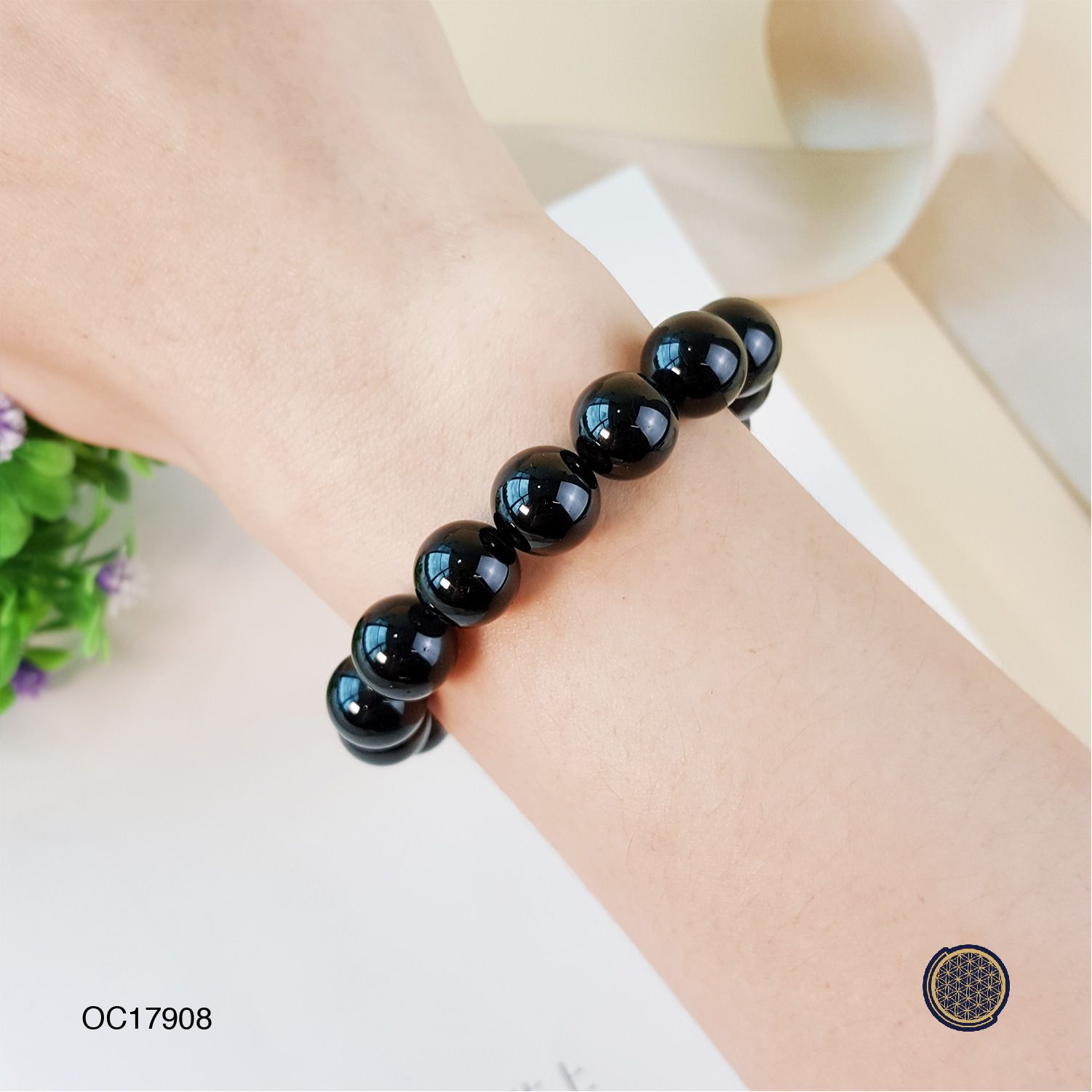 10mm Black Tourmaline Bracelet