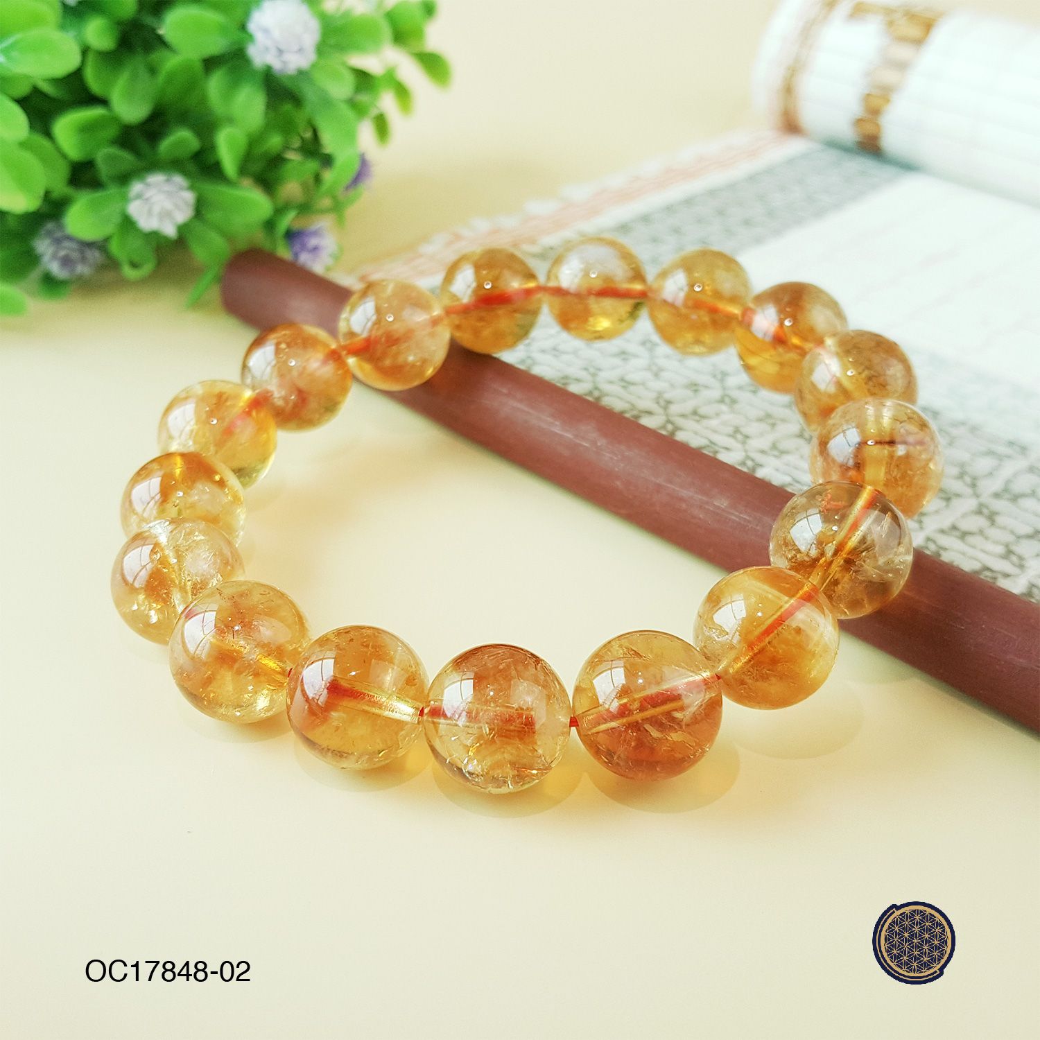 12-12.5mm Citrine Bracelet