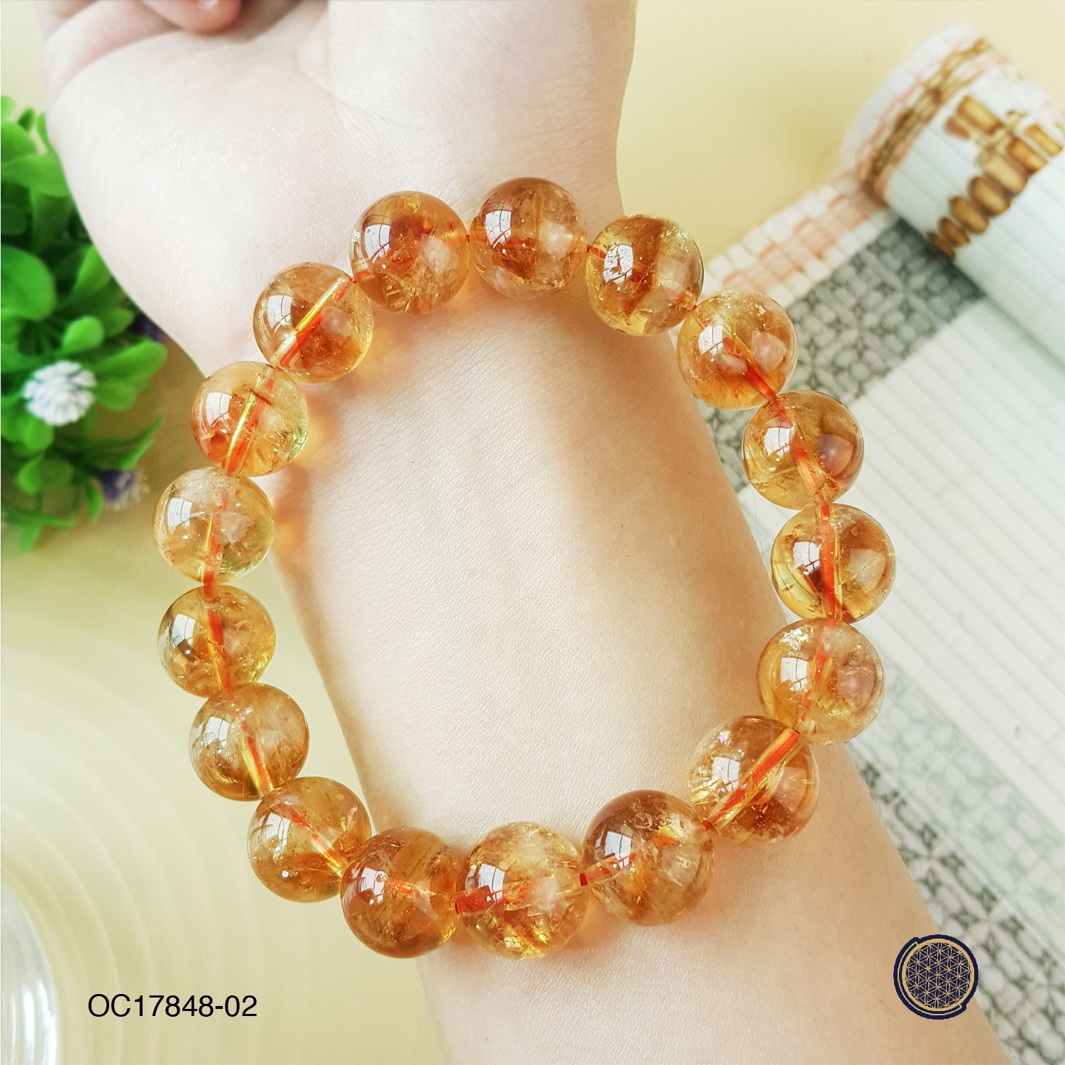 12-12.5mm Citrine Bracelet