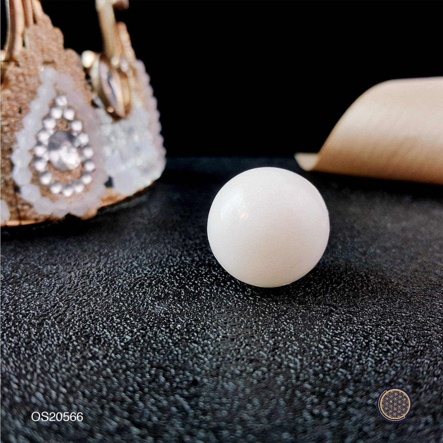 20mm White Jade Ball