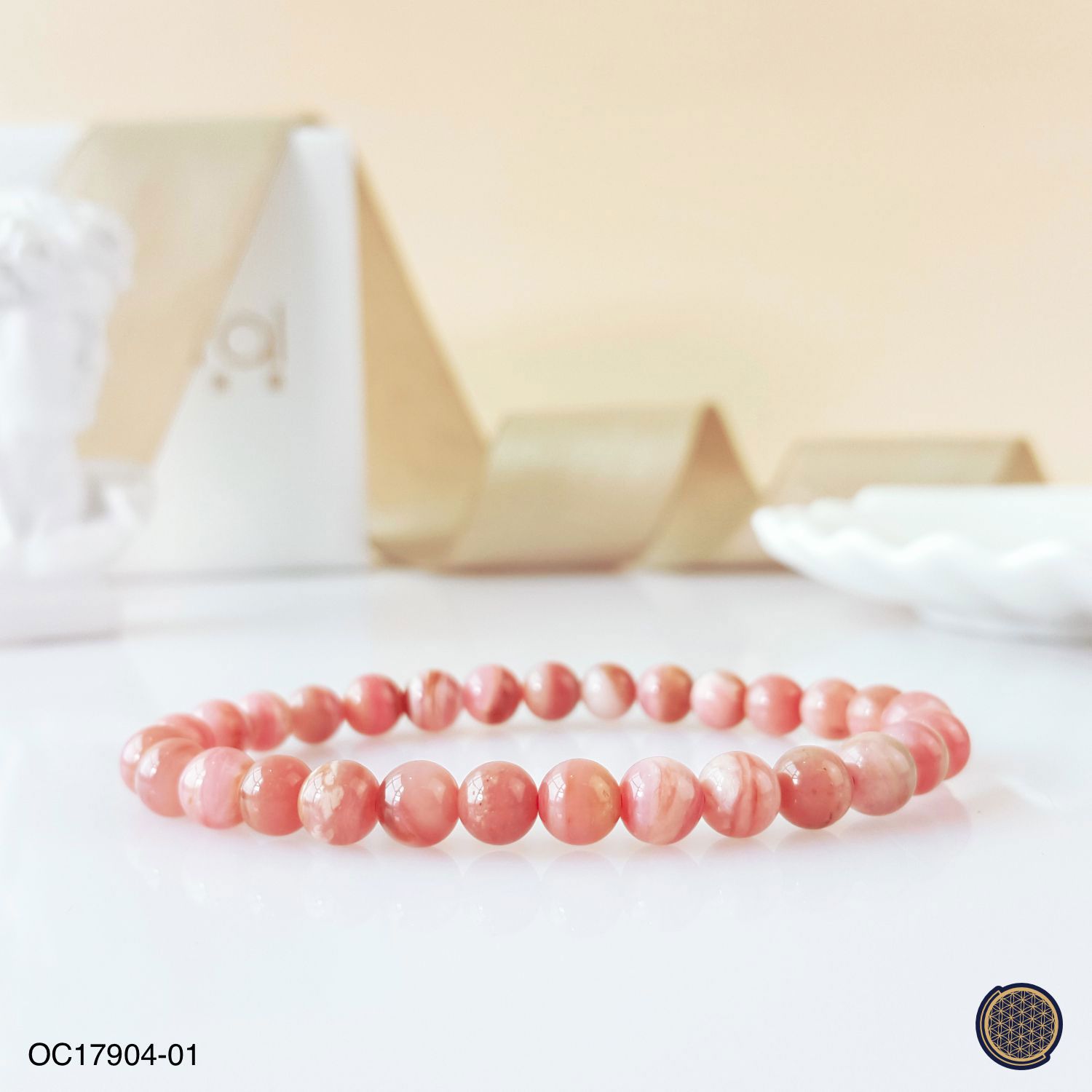 6-6.5mm Pink Opal Bracelet