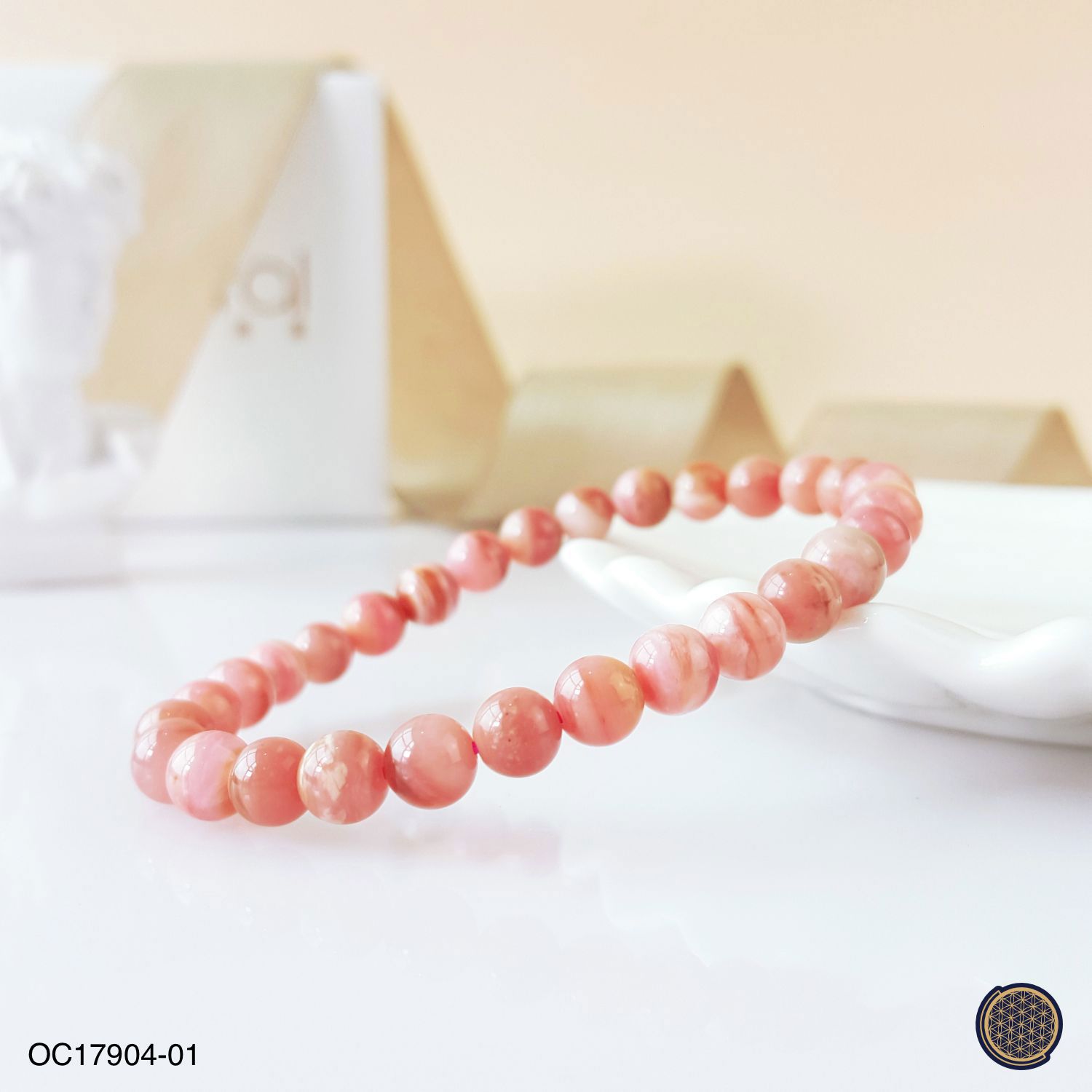 6-6.5mm Pink Opal Bracelet