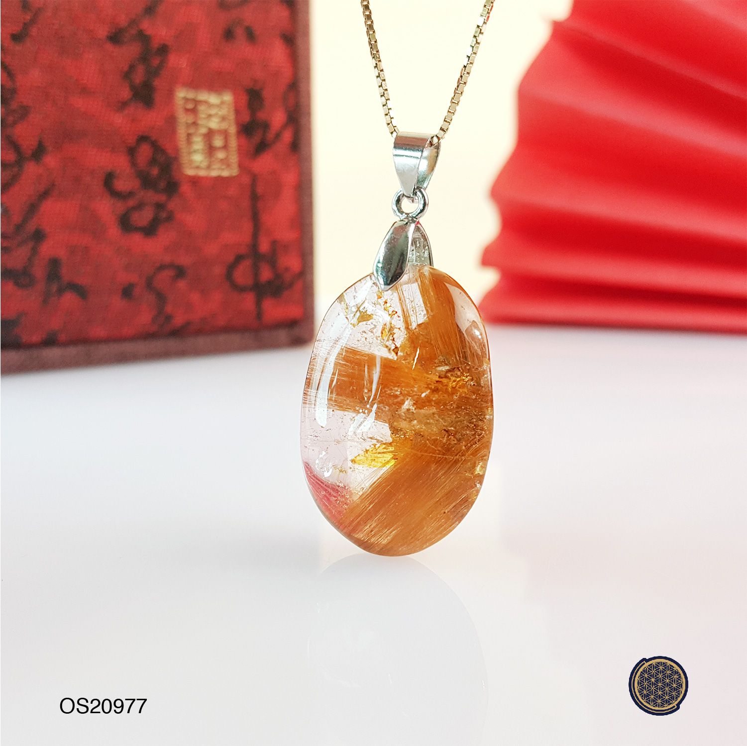 Rough Rutilated Pendant