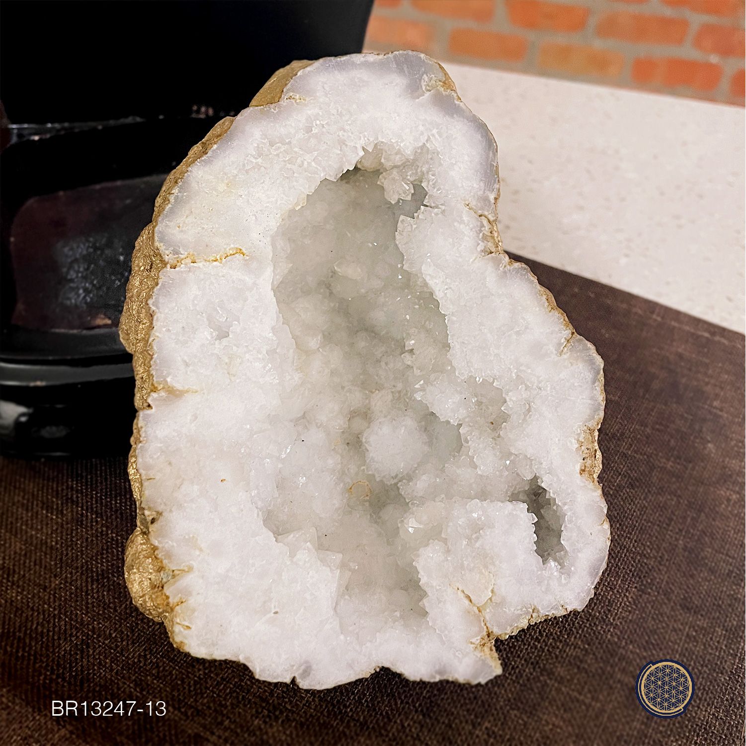 Morocco Agate White Treasure Basin -1.97KGS 