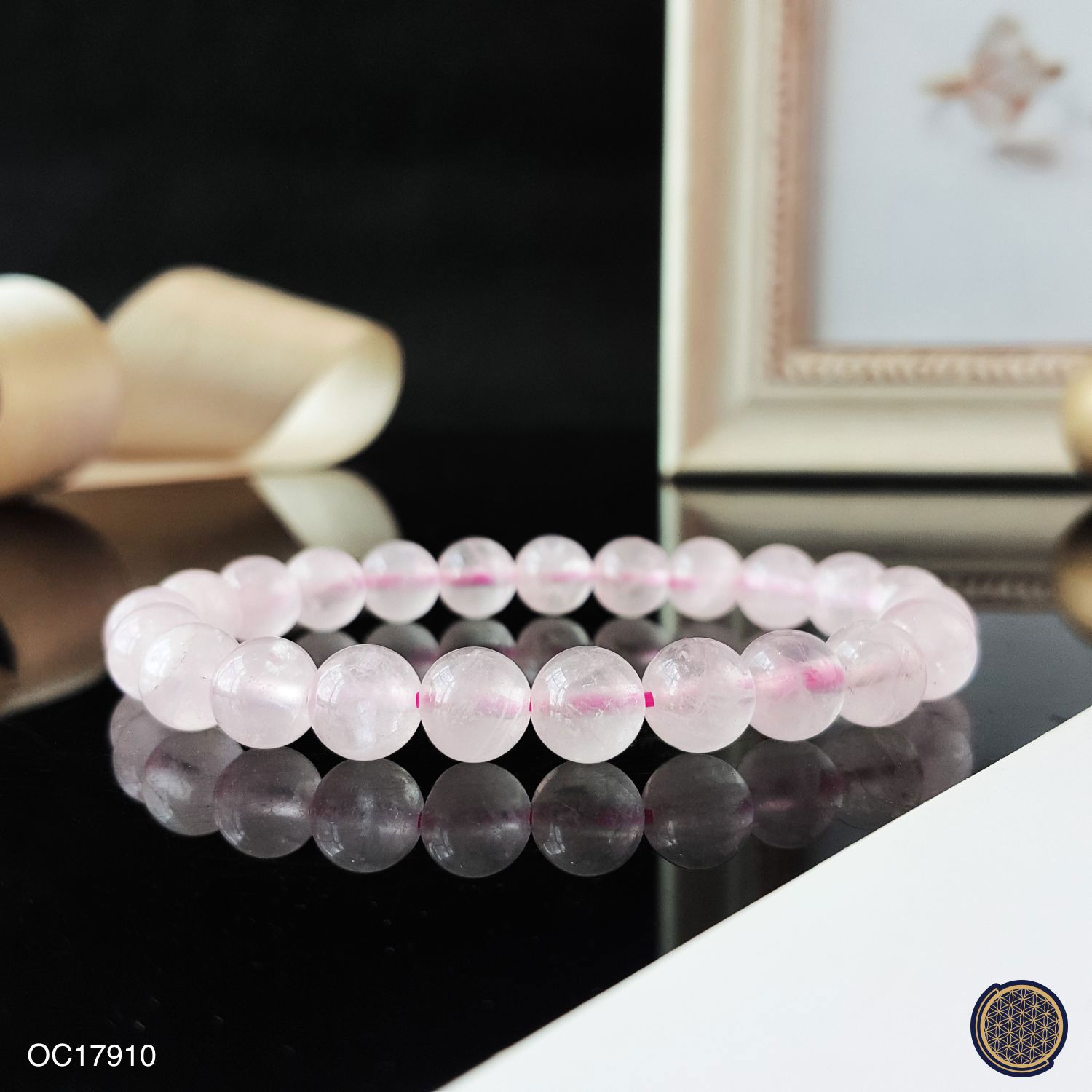 8mm Rose Quartz Bracelet