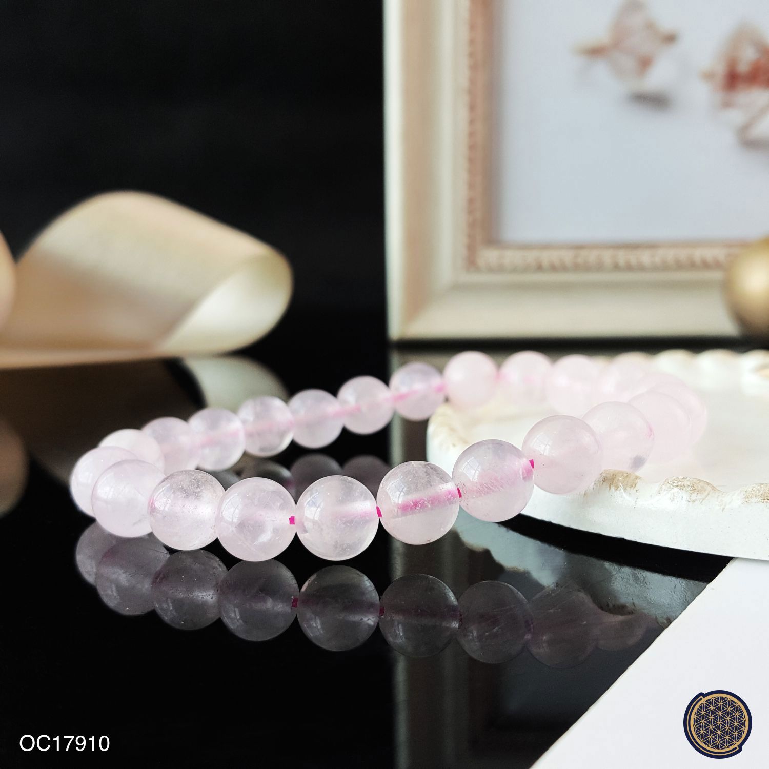 8mm Rose Quartz Bracelet