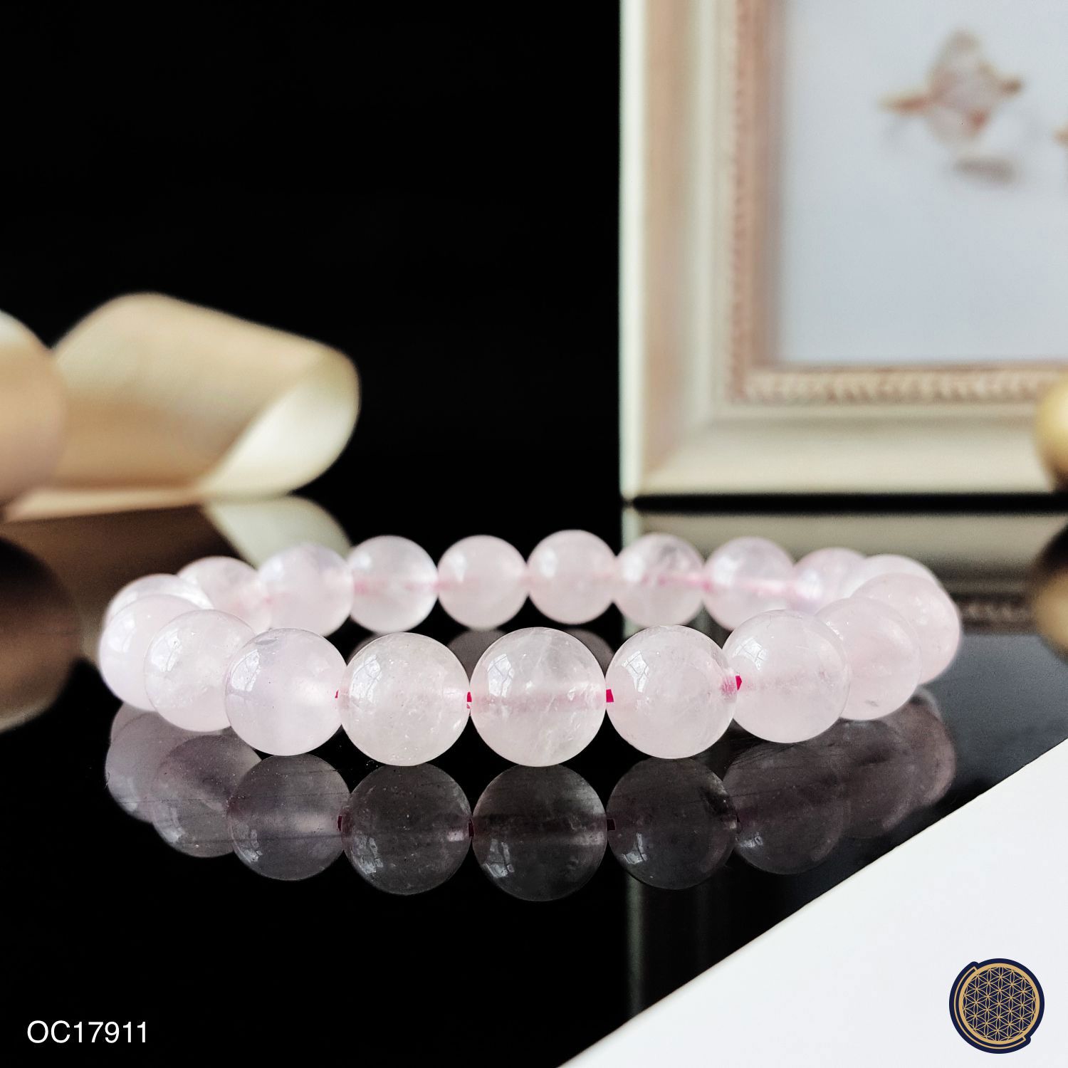 10mm Rose Quartz Bracelet